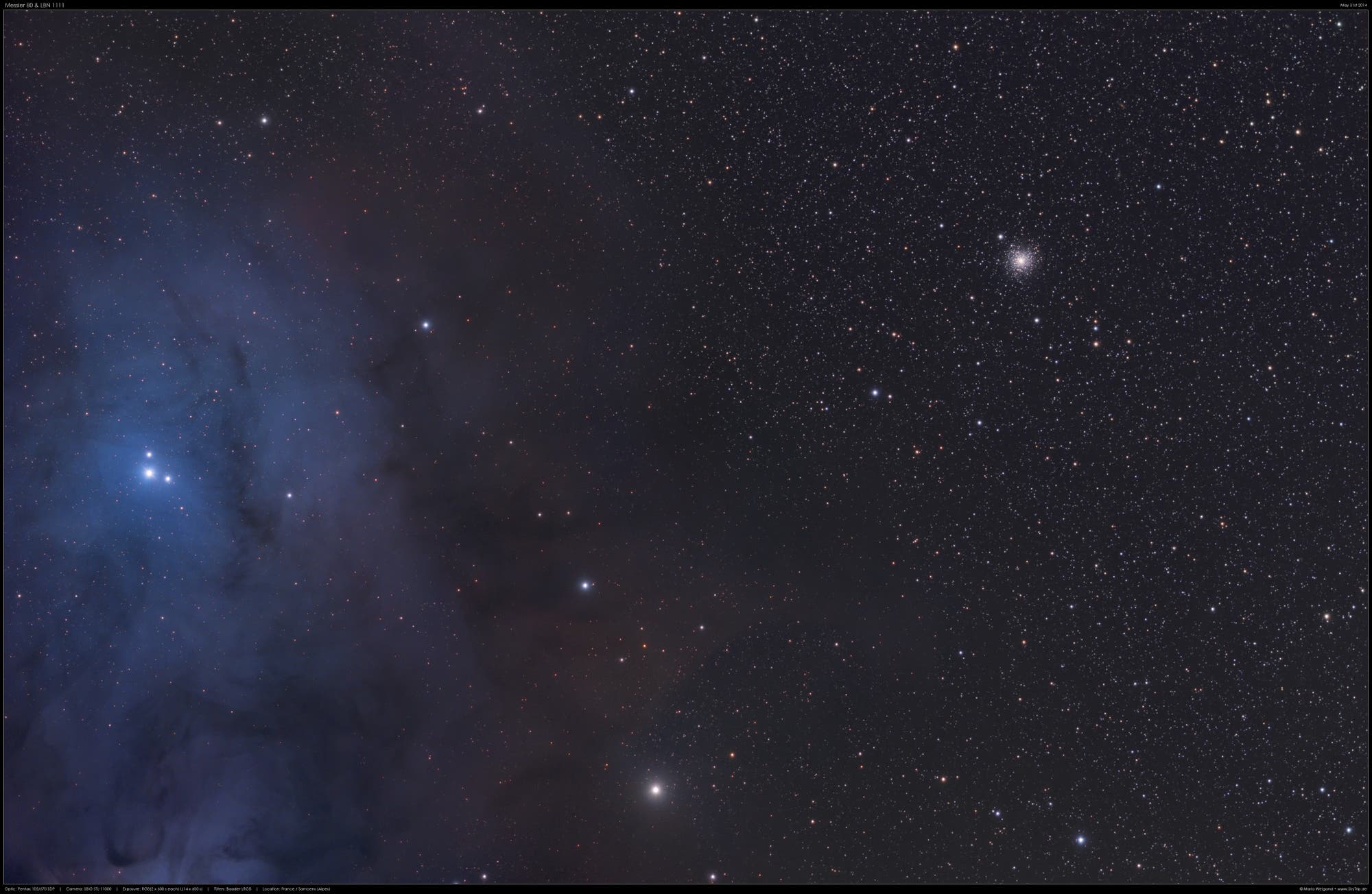 Messier 80 & LBN 1111