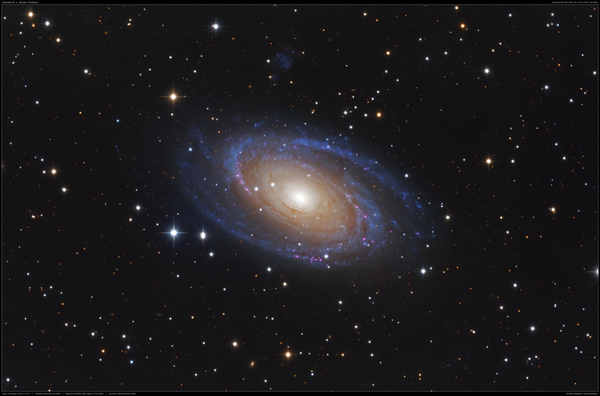»Bodes Galaxie« Messier 81