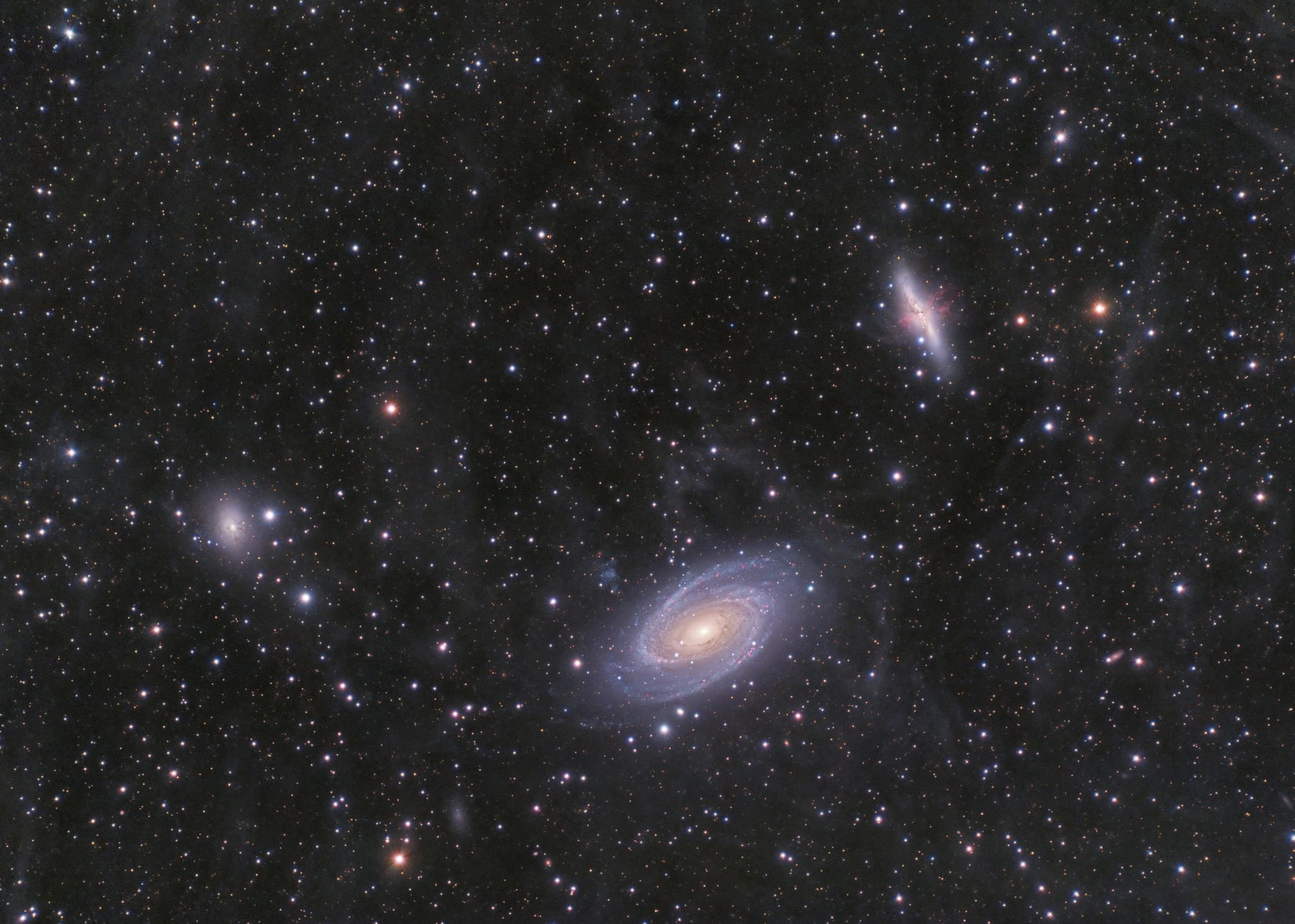 M 81-Gruppe - Integrated Flux