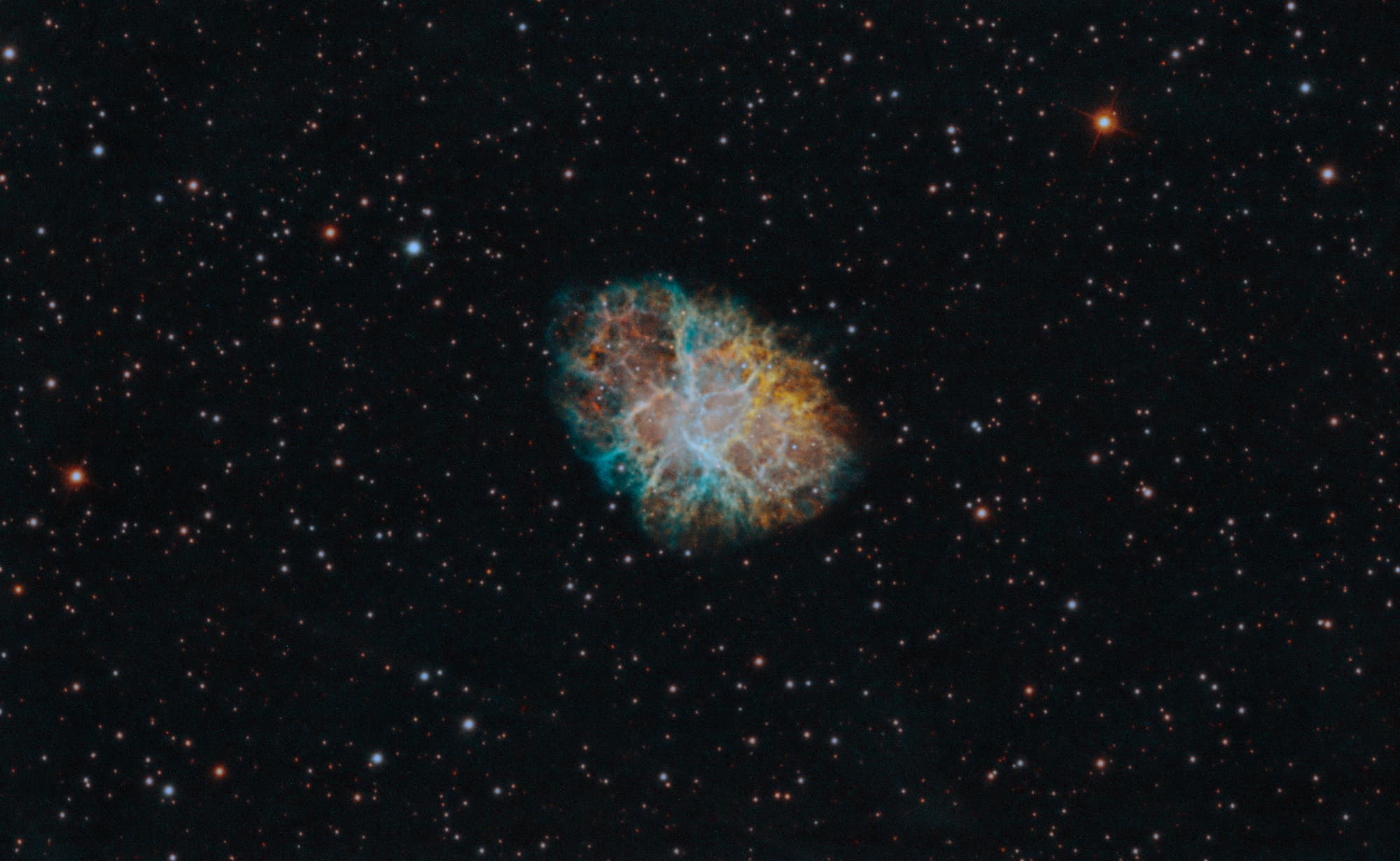 Messier 1 im Schmalband