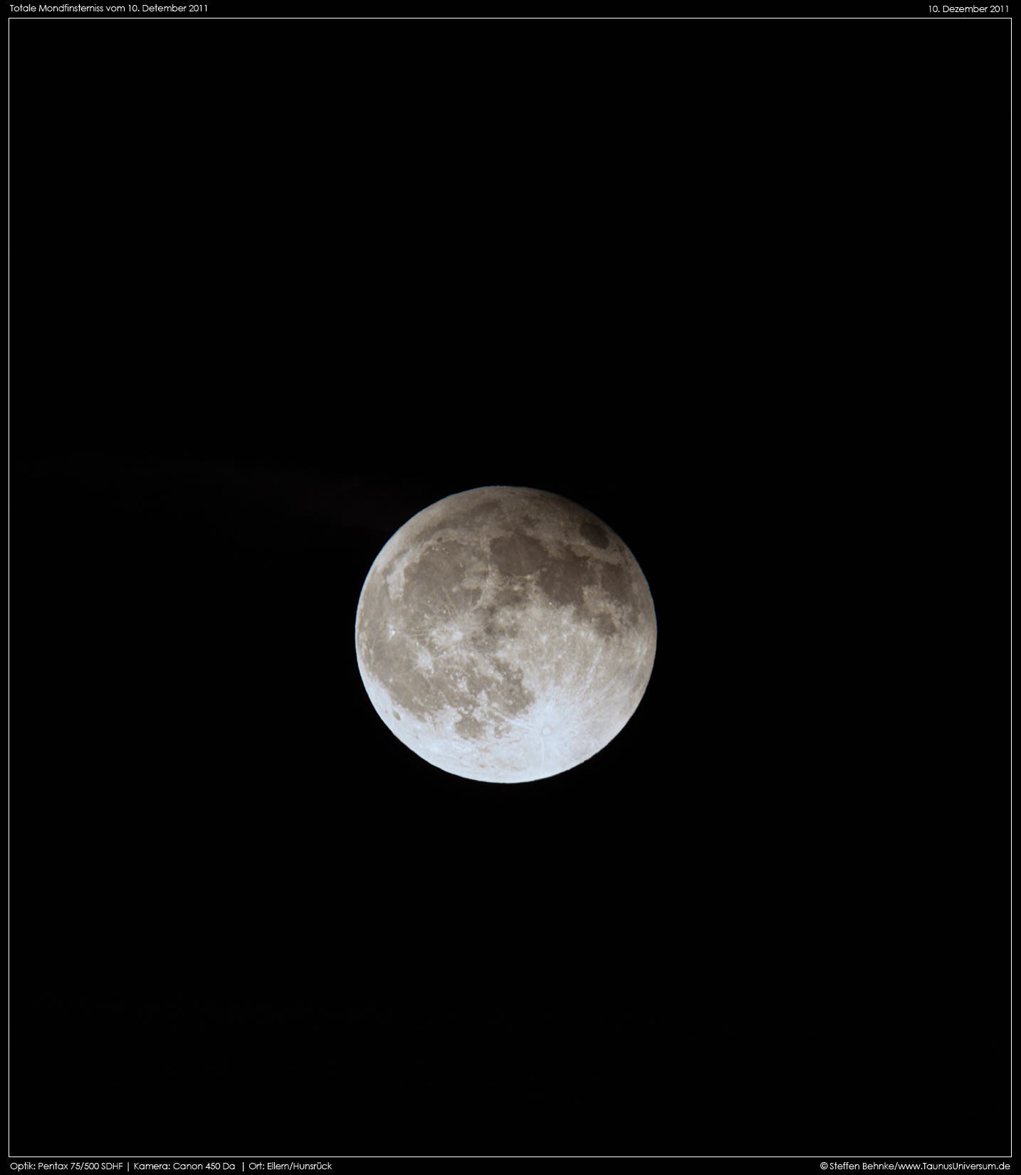 Kleine Vorschau auf die partielle Mondfinsternis im April