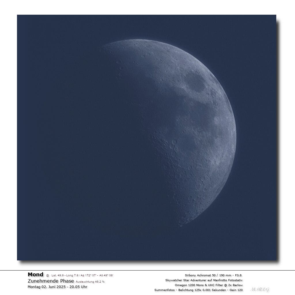 Der Mond im Tageslicht