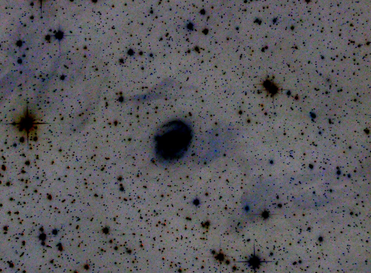 NGC 6951 - Inverse Darstellung (2)