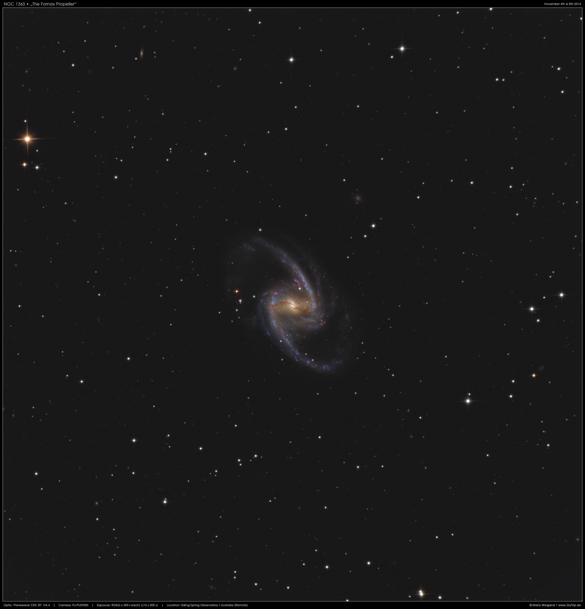 NGC 1365 - Fornax-Propeller