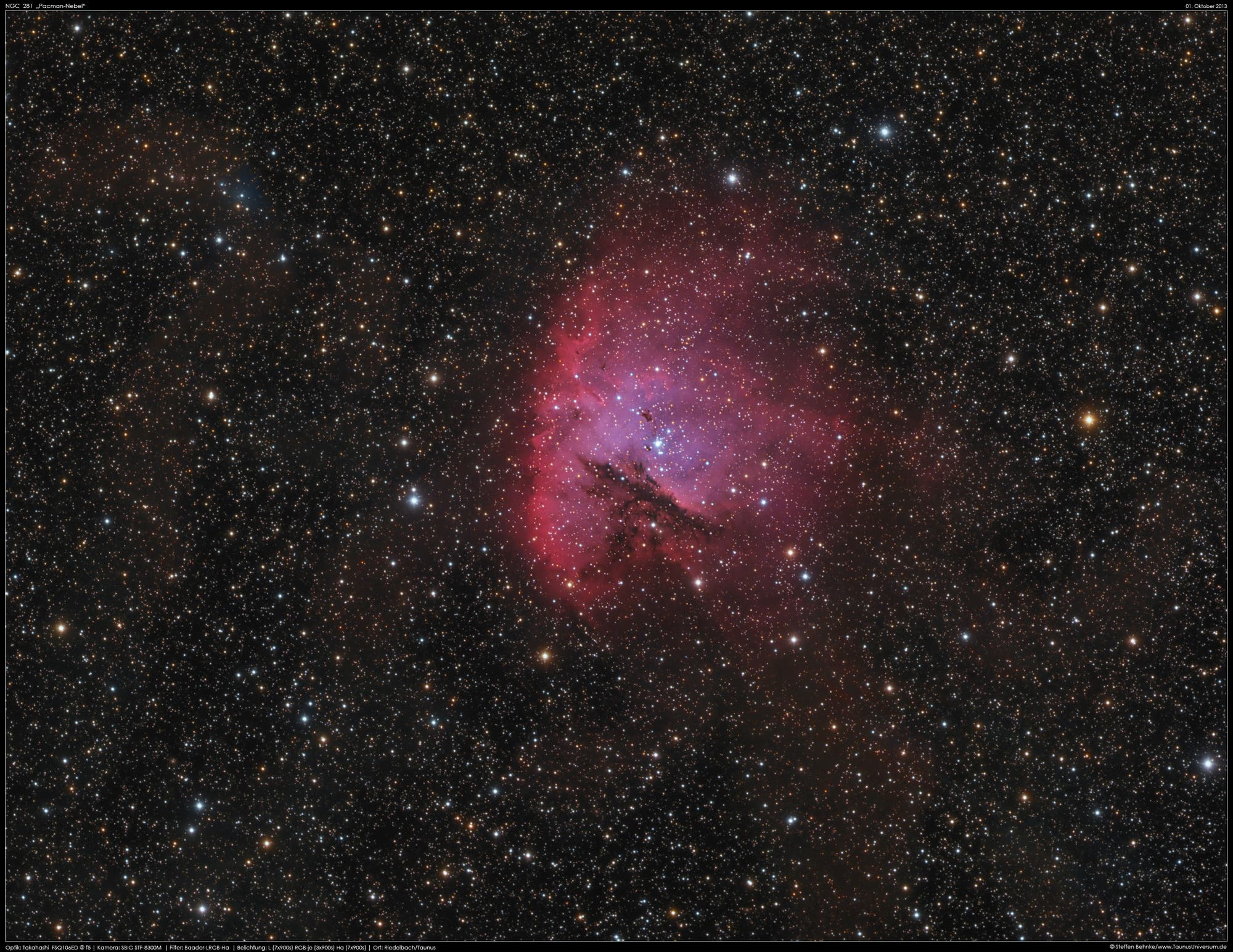 NGC 281: Der Pacman-Nebel