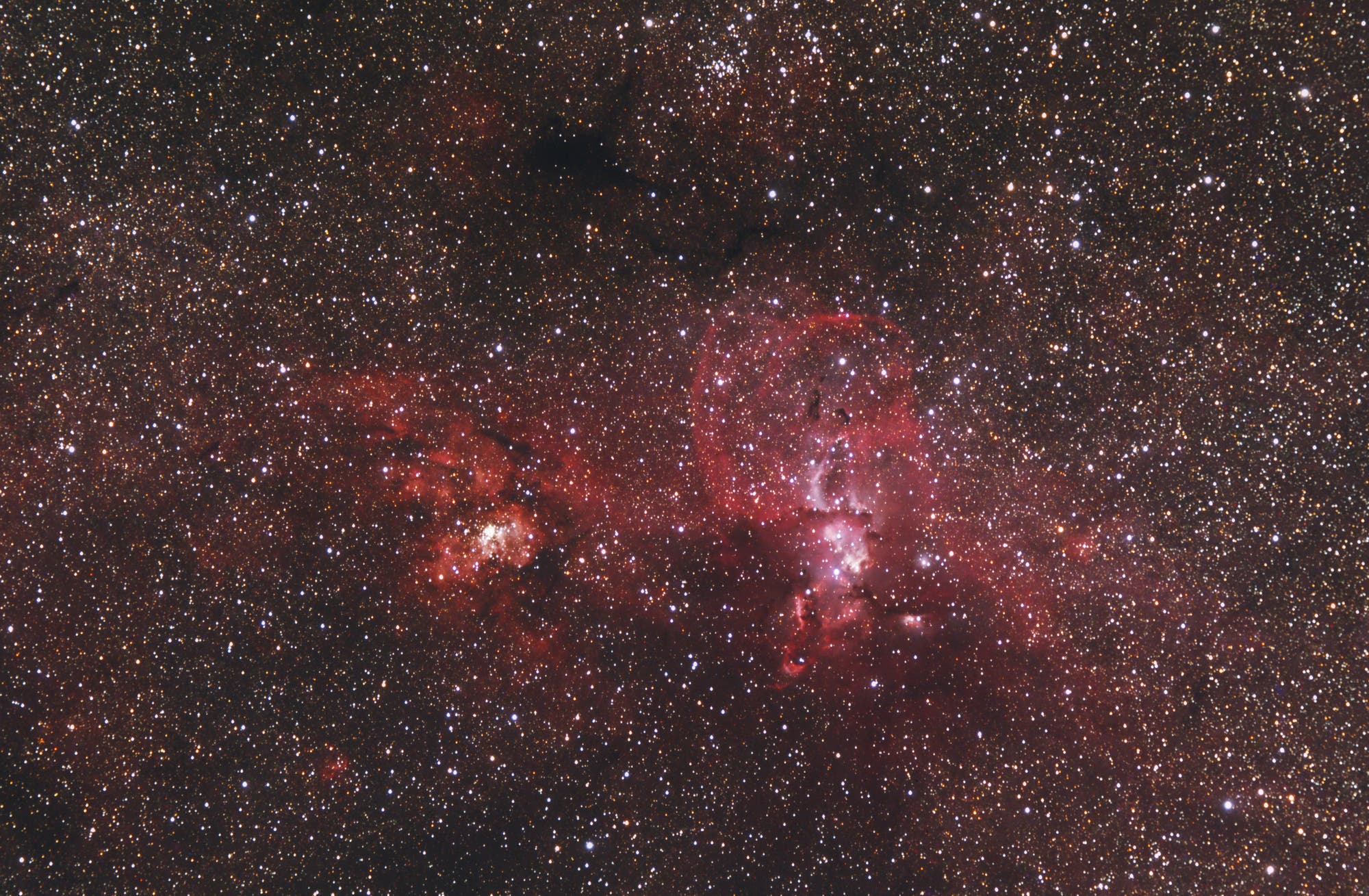 NGC 3576 bis NGC 3603