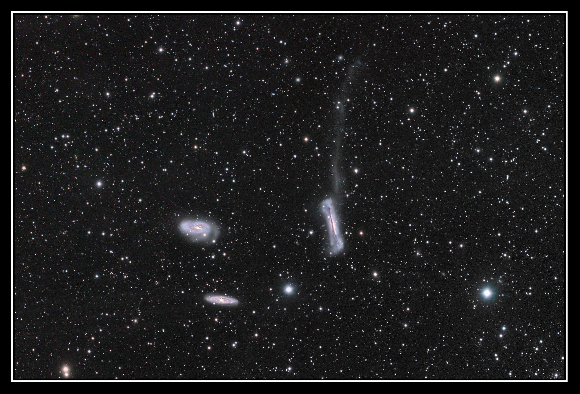 Gezeitenstrom von NGC3628