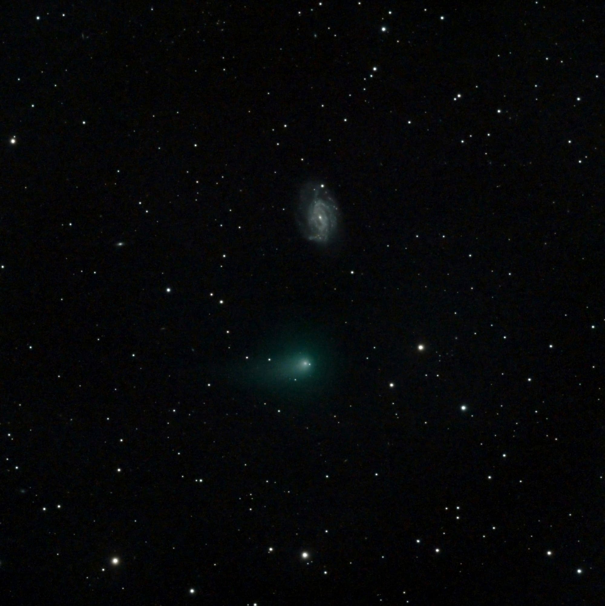 C/2012 K1 (PANSTARRS) bei NGC 3726 (Neuauswertung)