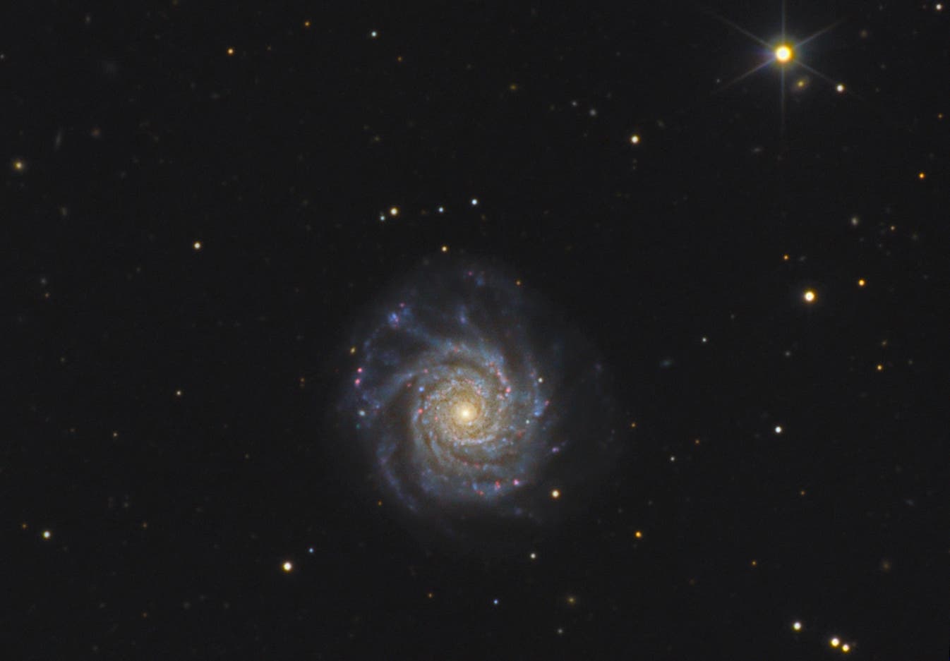 NGC 3938 mit 15-Zoll-Newton