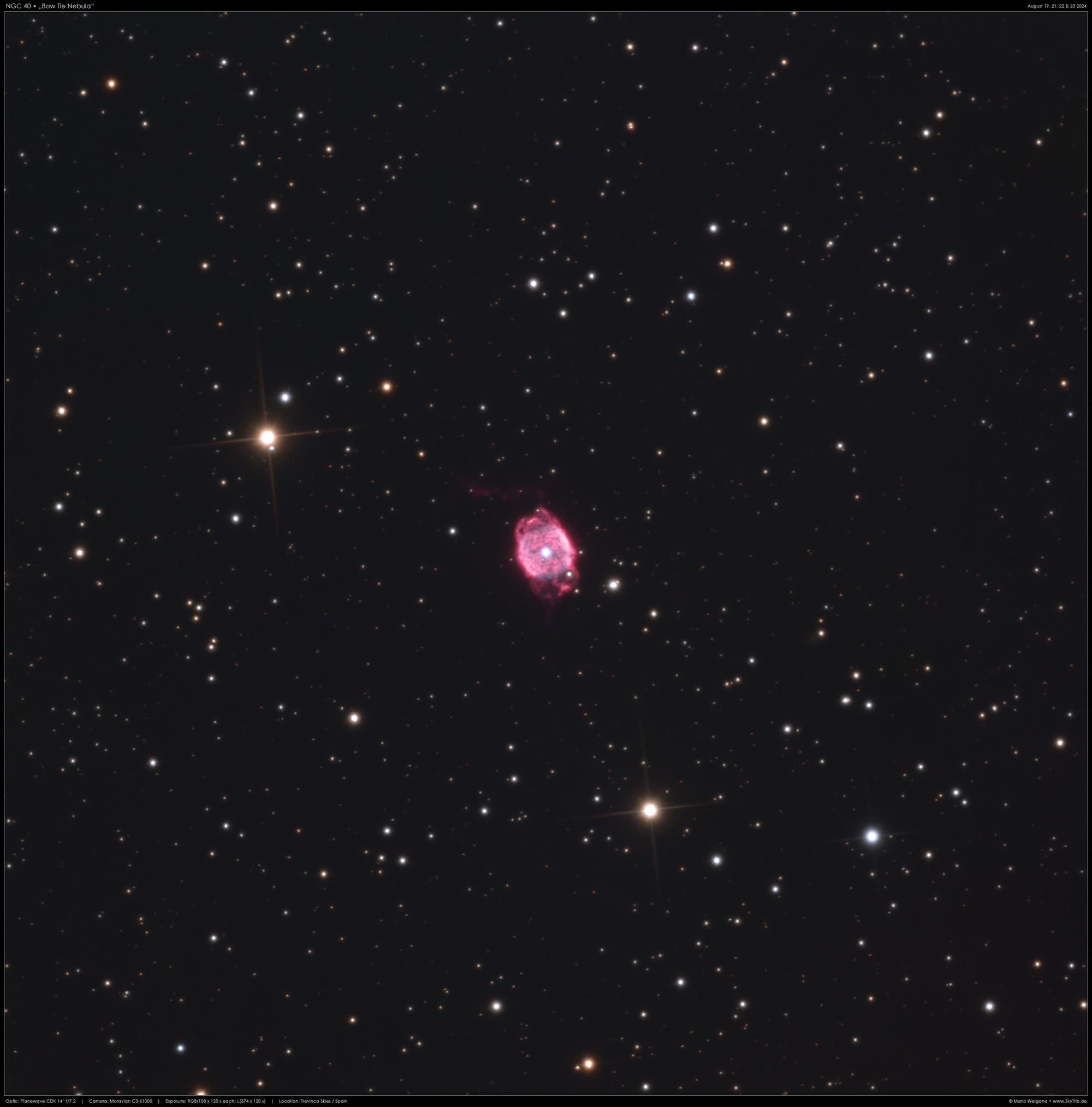 NGC 40 - Bow Tie Nebula