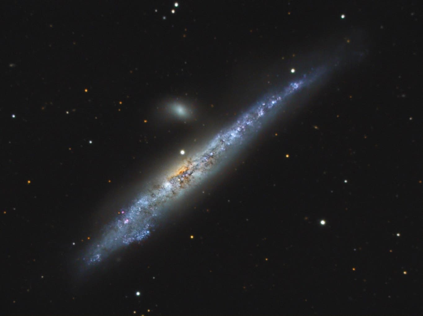 NGC 4631 und NGC 4627