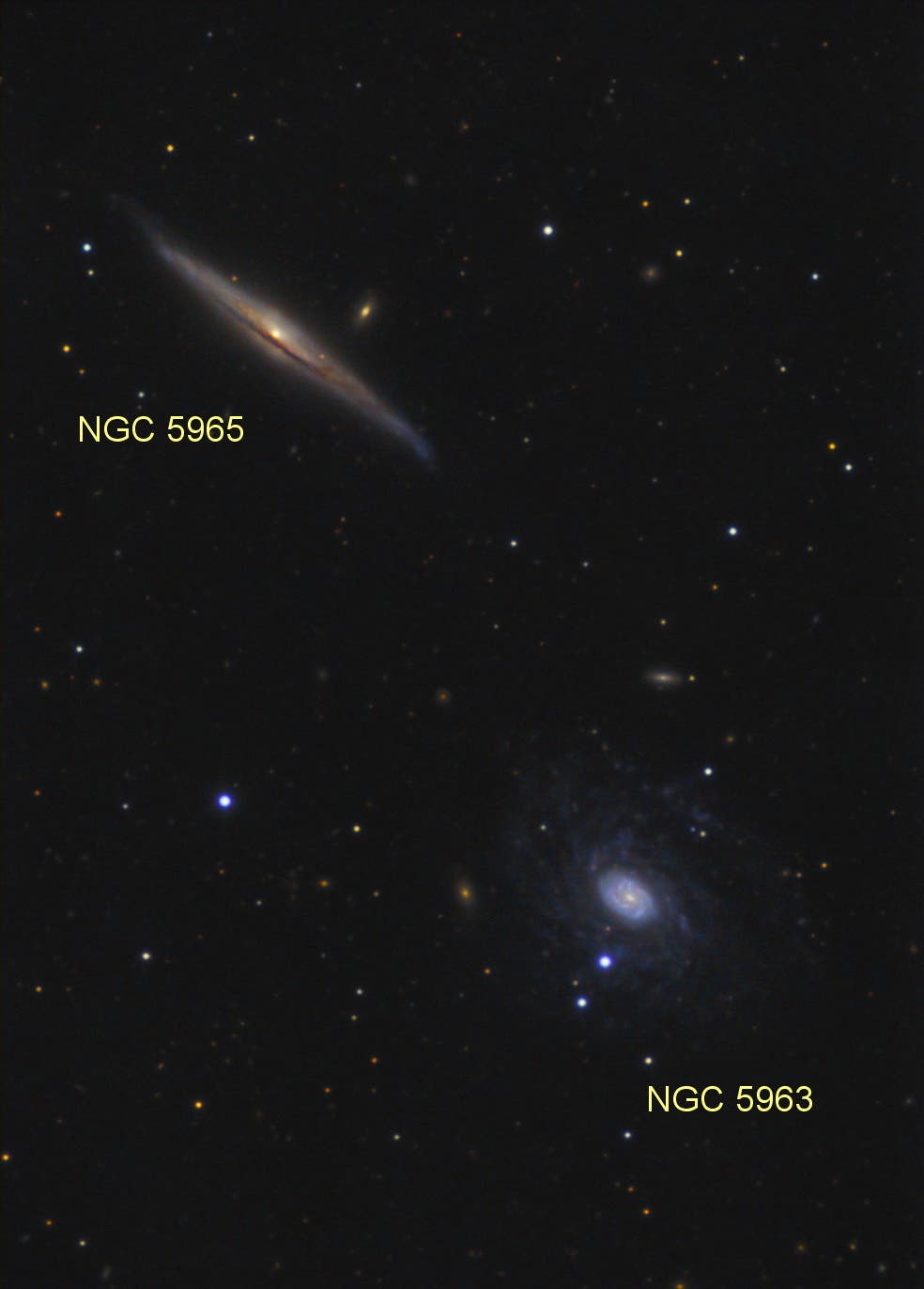 NGC 5963 und NGC 5965 (Objekte)