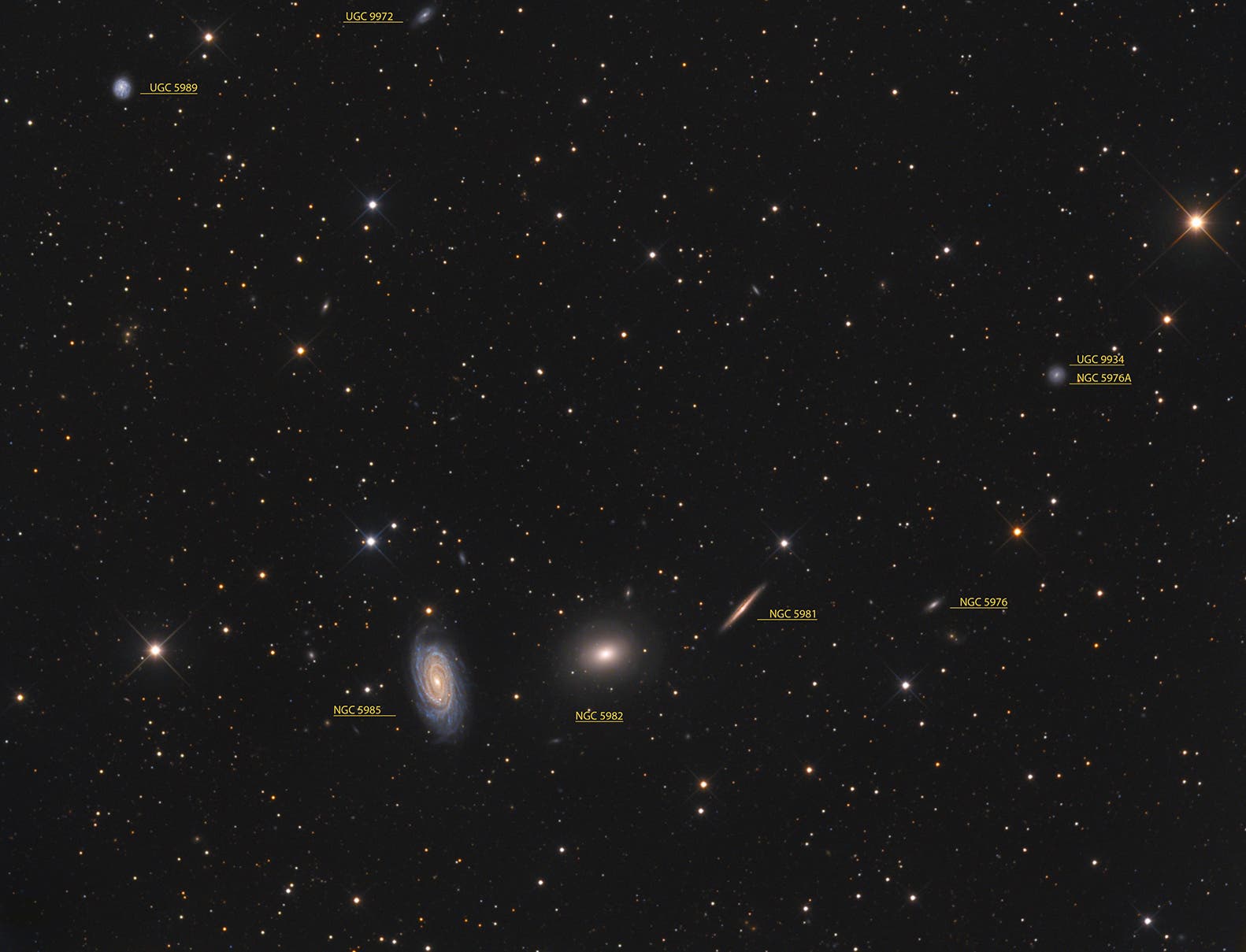 NGC-5982-Gruppe (Objekte)
