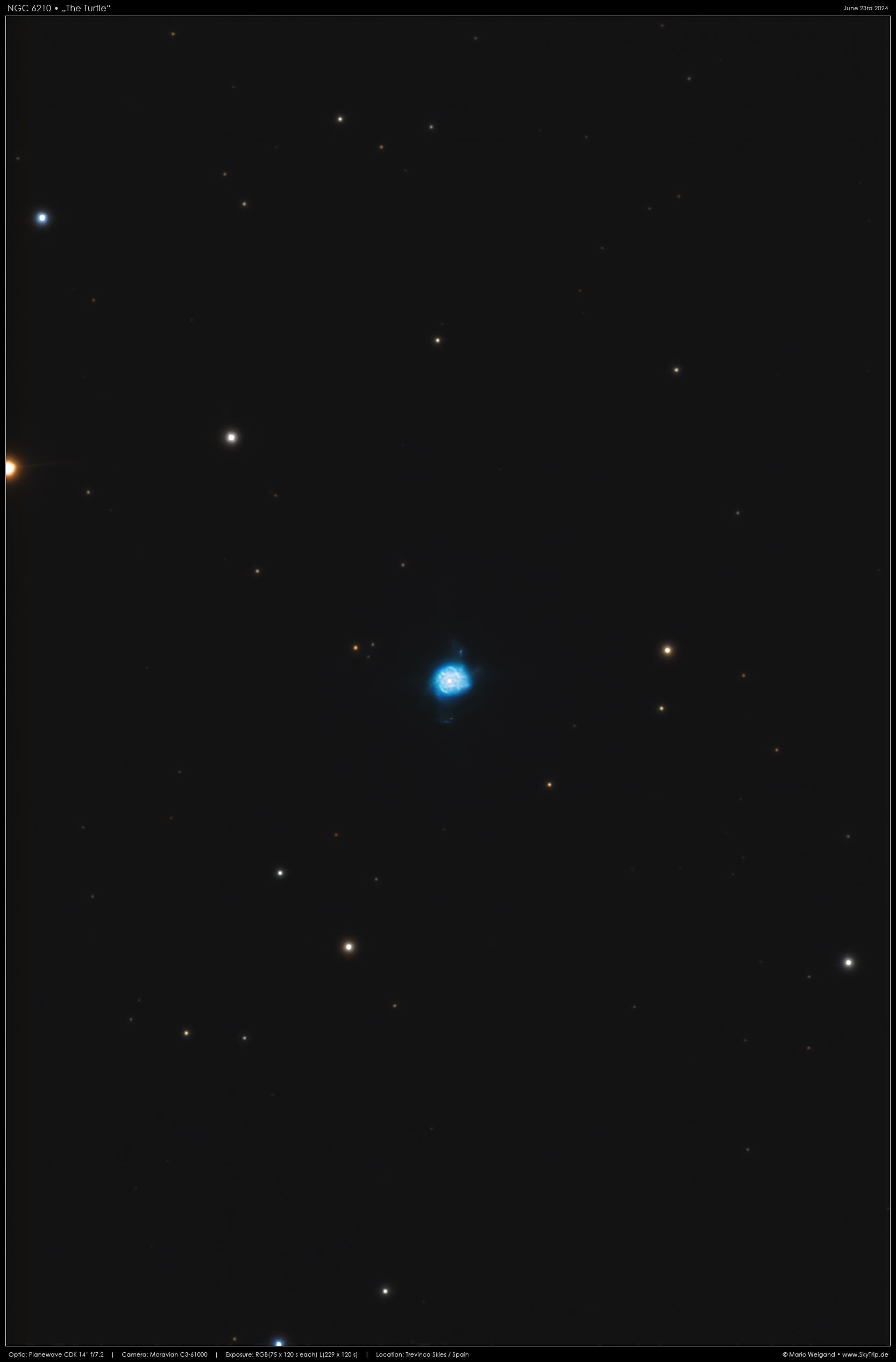 NGC 6210 - Die Schildkröte im Herkules