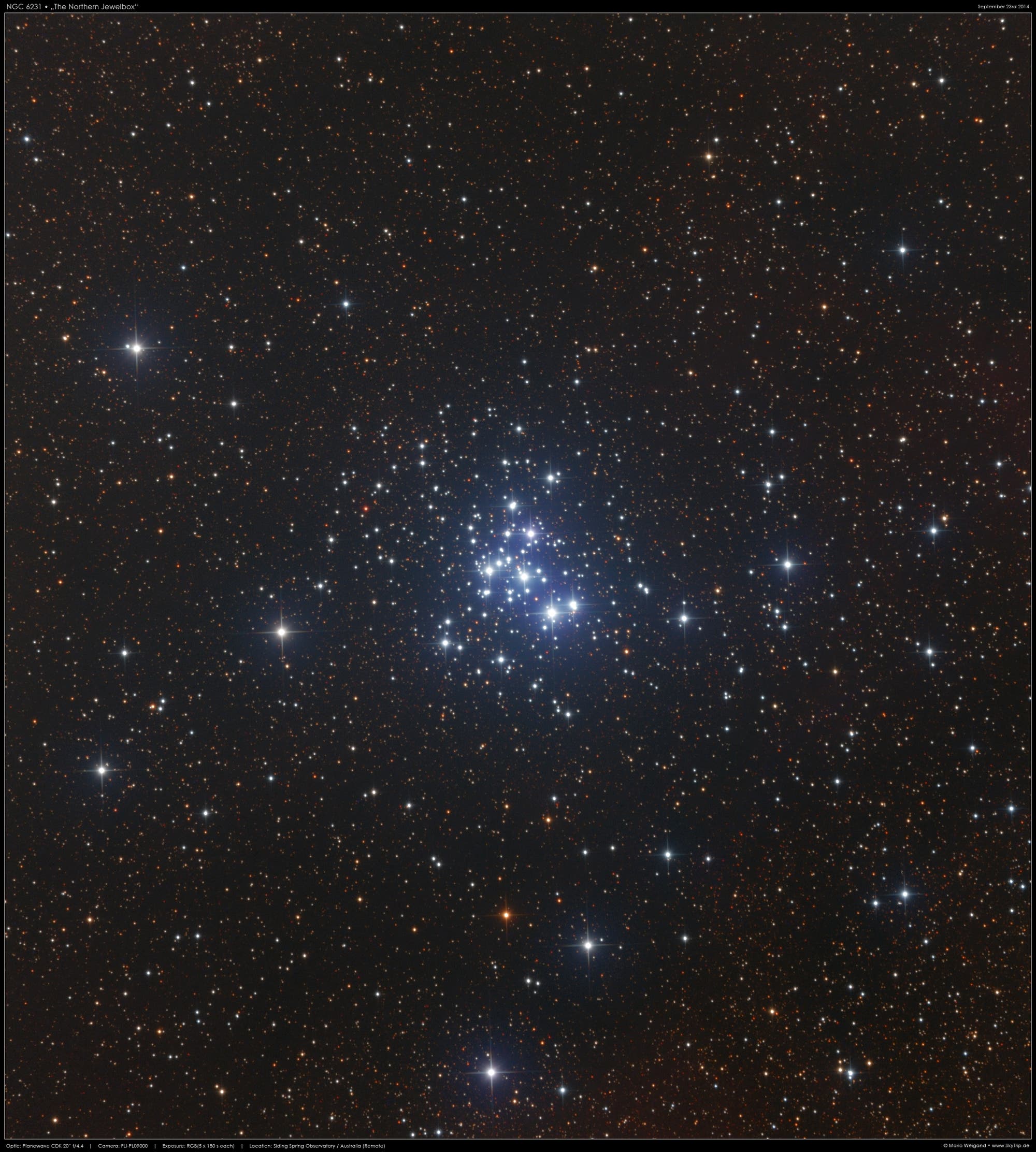 NGC 6231: "The Northern Jewel Box"