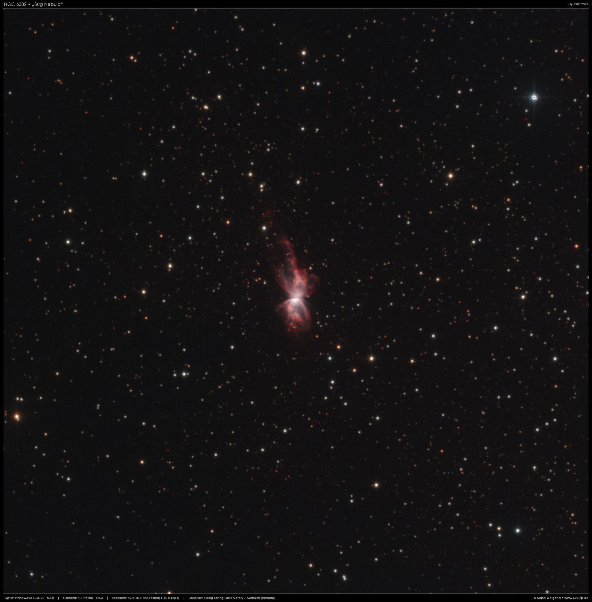 »Bug Nebula« NGC 6302