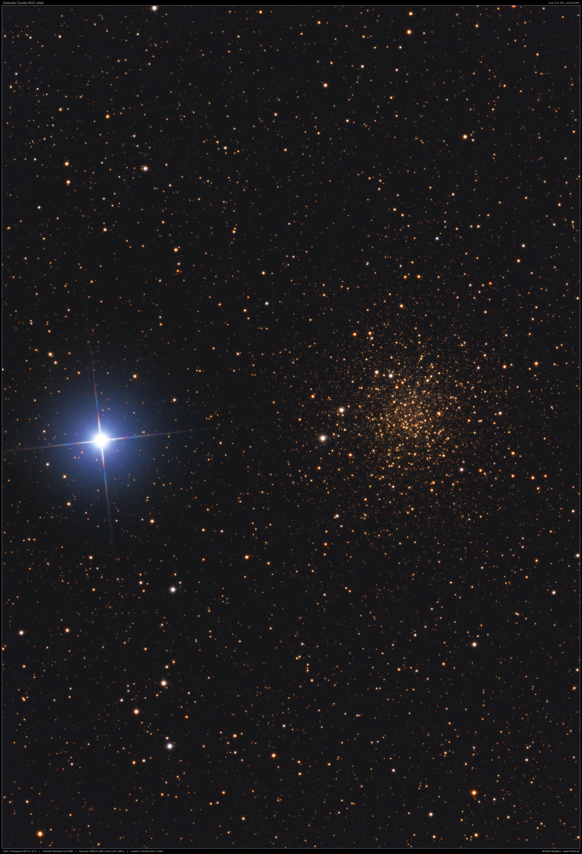 NGC 6366 - Kugelsternhaufen im Schlangenträger