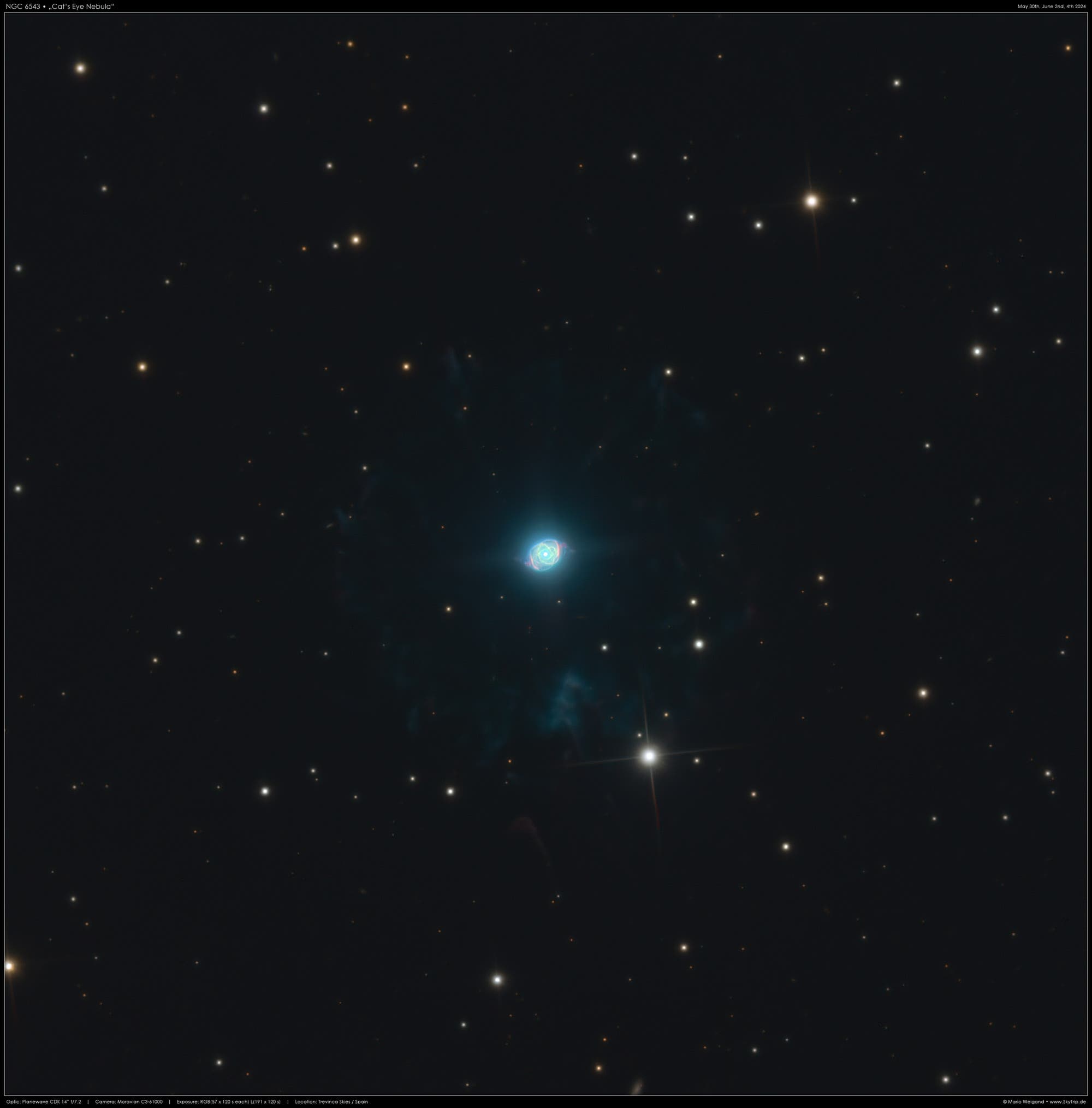 NGC 6543 - Katzenaugennebel