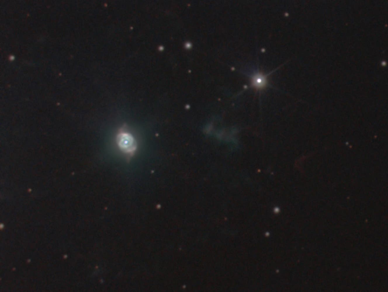 NGC 6543  Katzenaugennebel mit Halo 