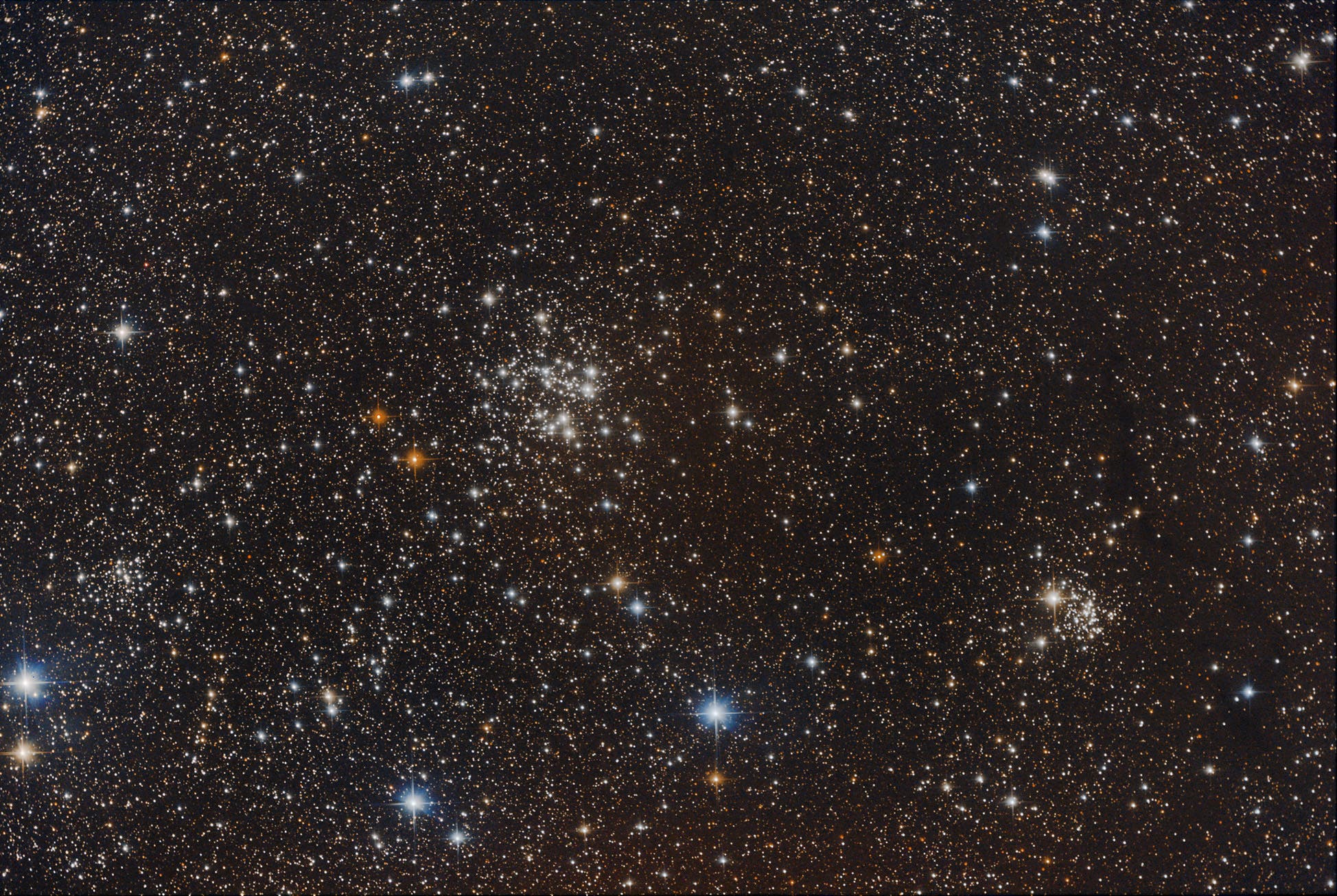 Offene Sternhaufen im Sternbild Kassiopeia