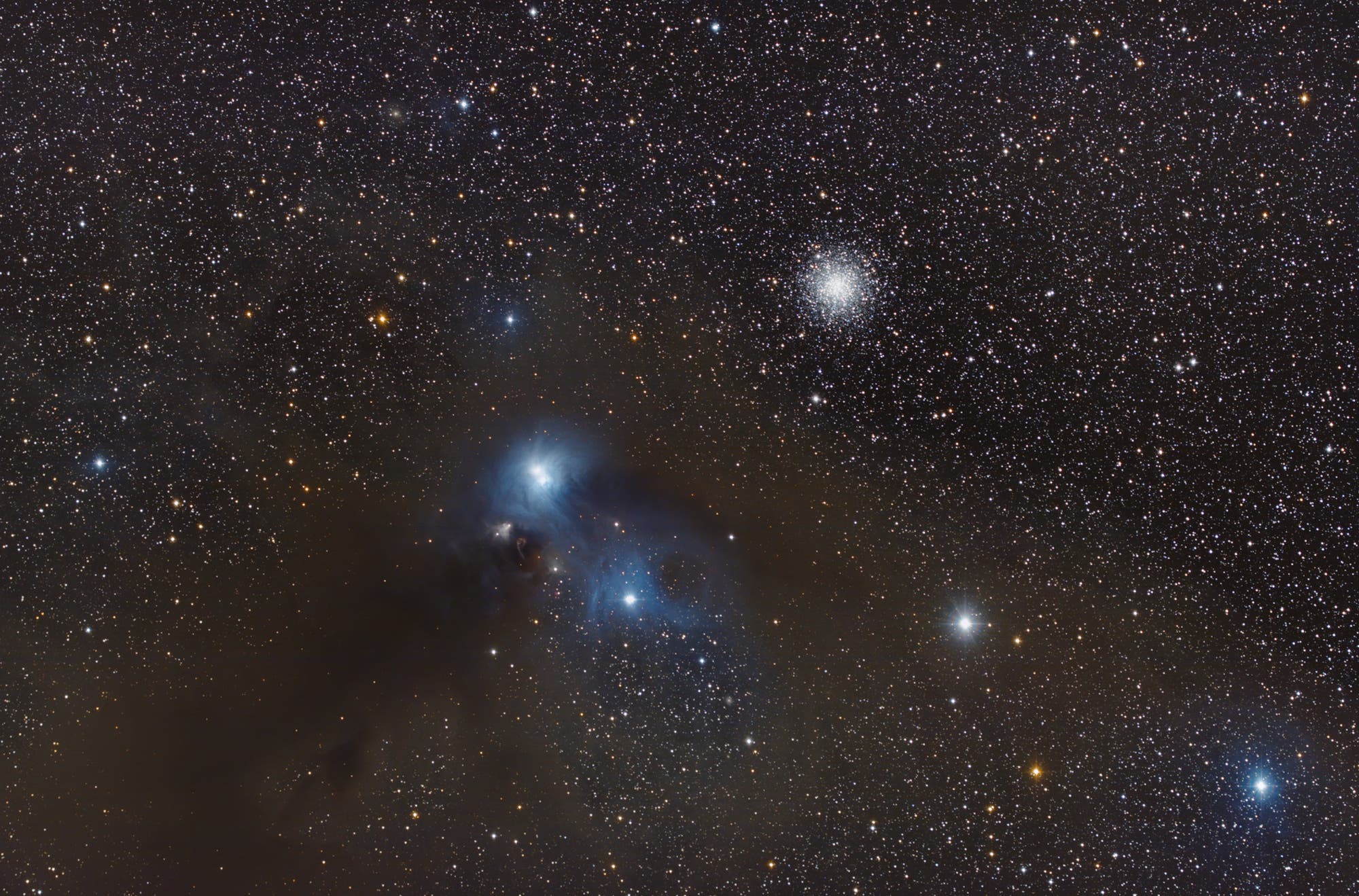 Corona-Australis-Molekülwolke mit NGC 6723