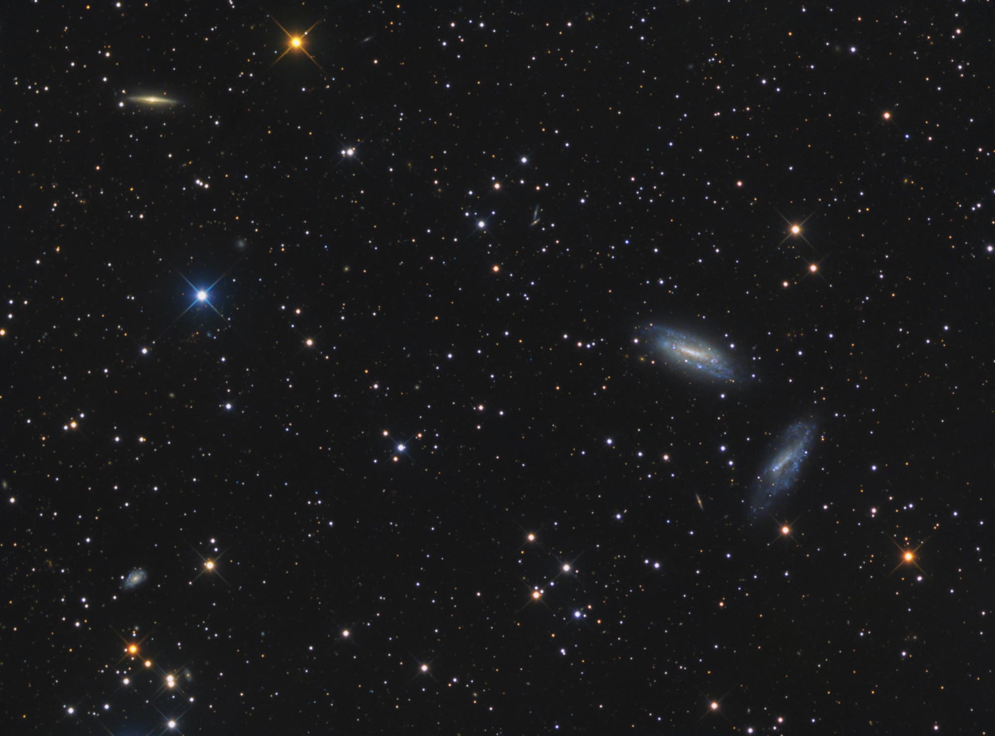 Galaxien NGC 672 und IC 1727