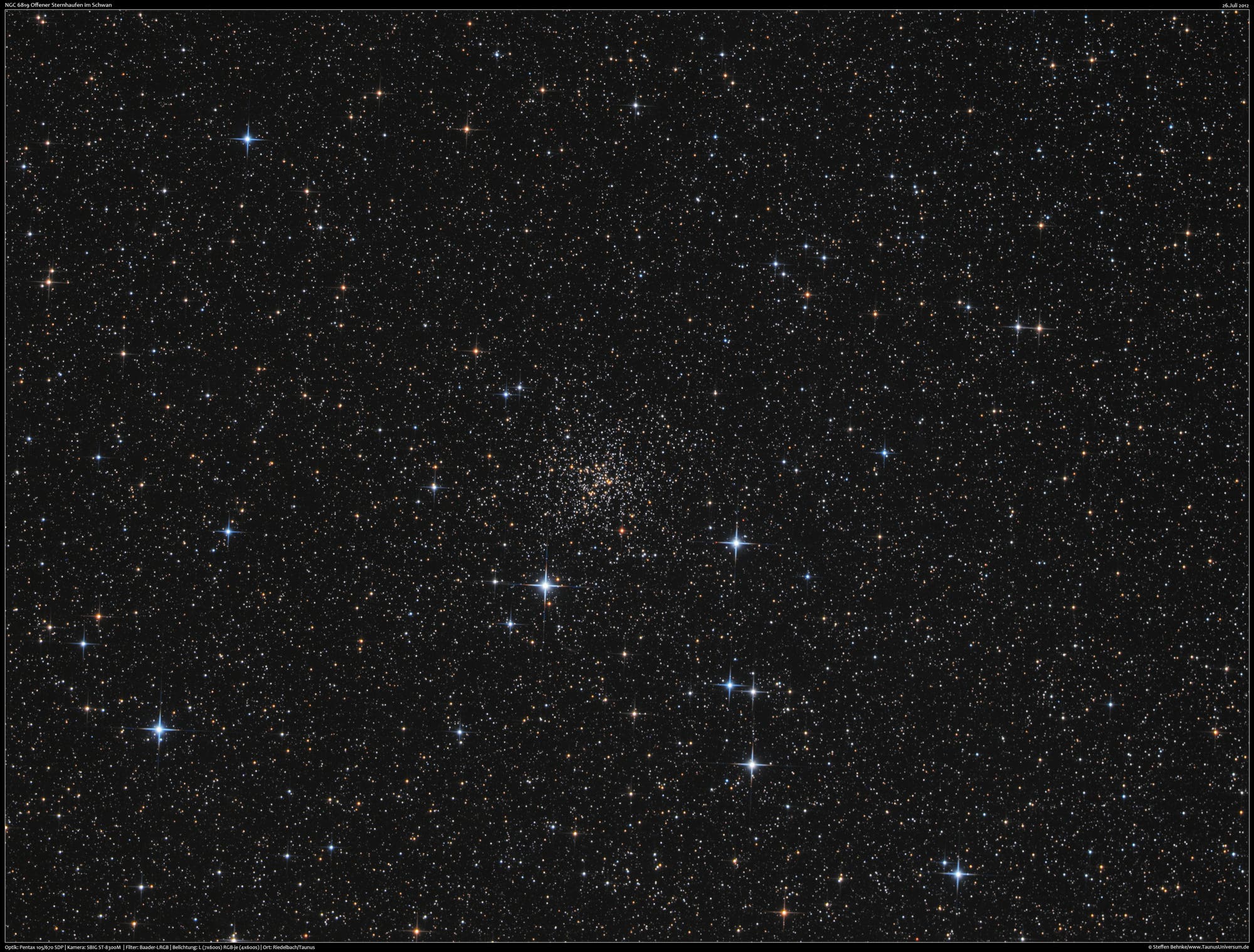 Offener Sternhaufen im Schwan NGC 6819