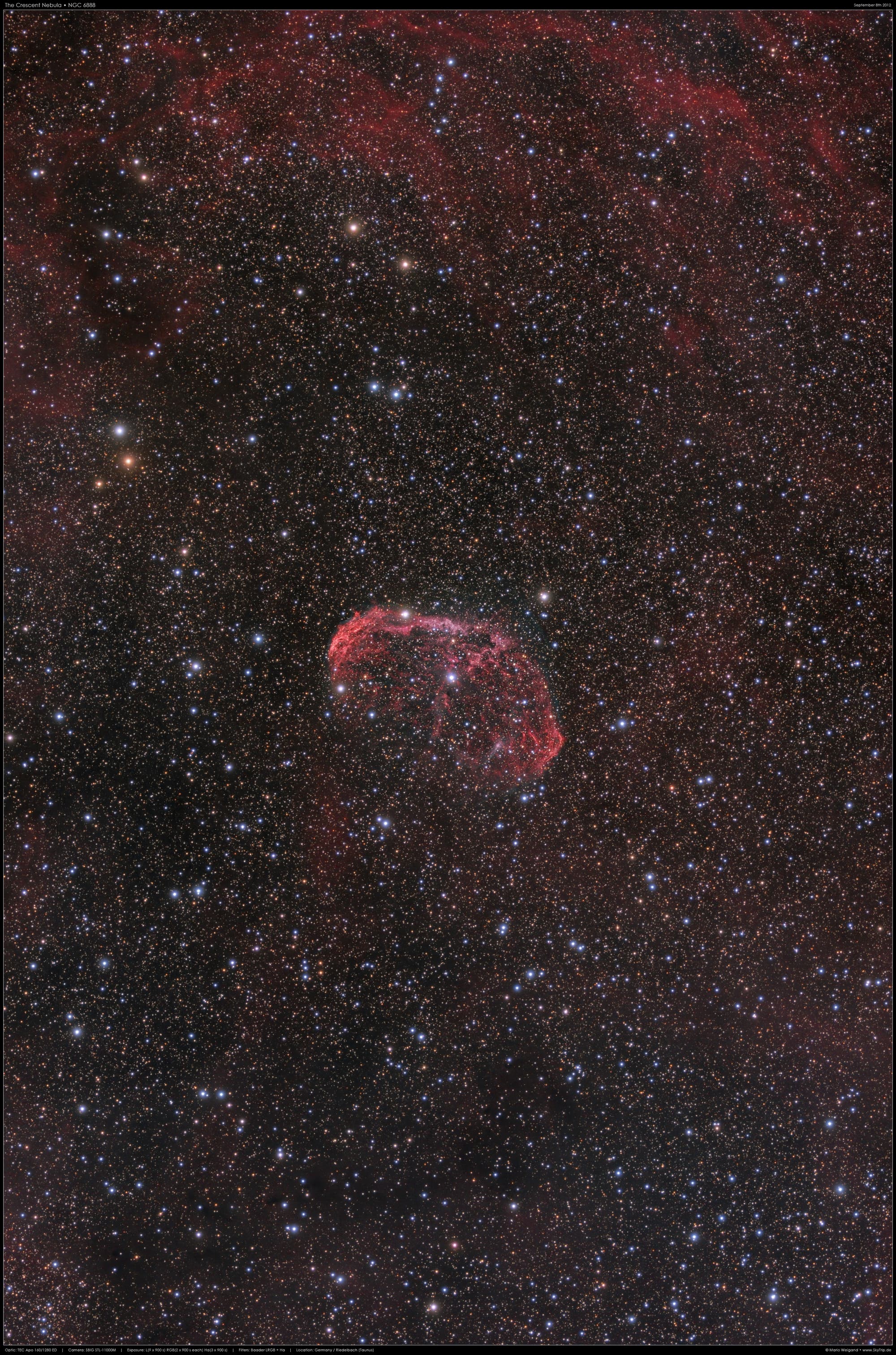 Der Mondsichelnebel NGC 6888