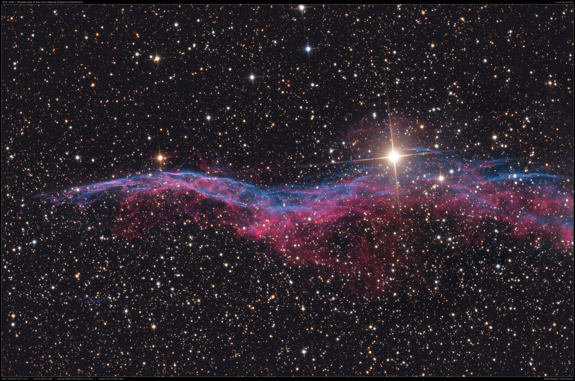 Zirrusnebel NGC 6960