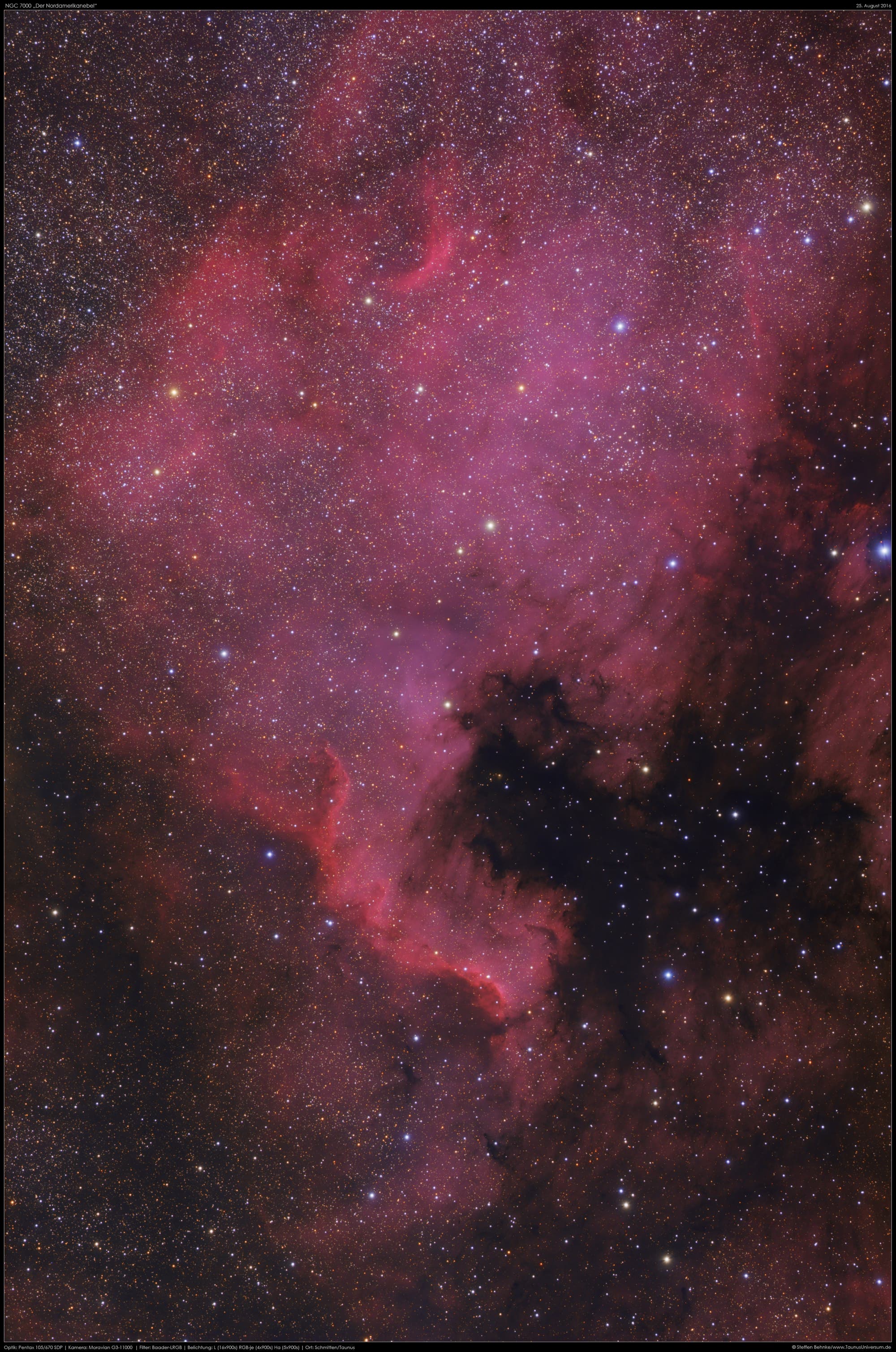 NGC 7000 "Der Nordamerikanebel"