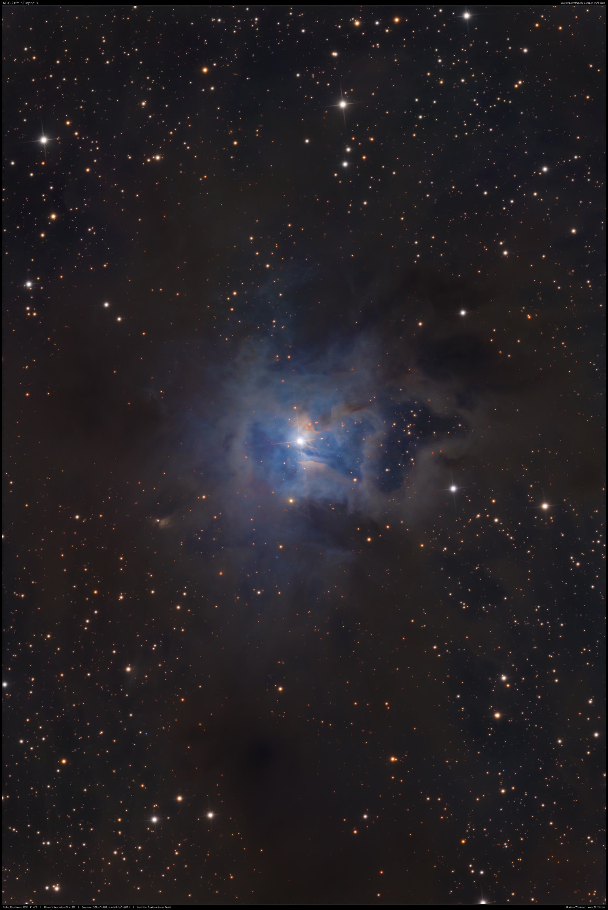 NGC 7023 • Der Irisnebel