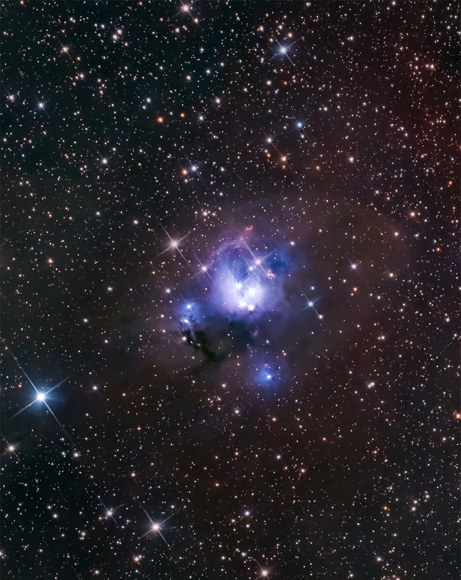 NGC 7129: a stellar nursery