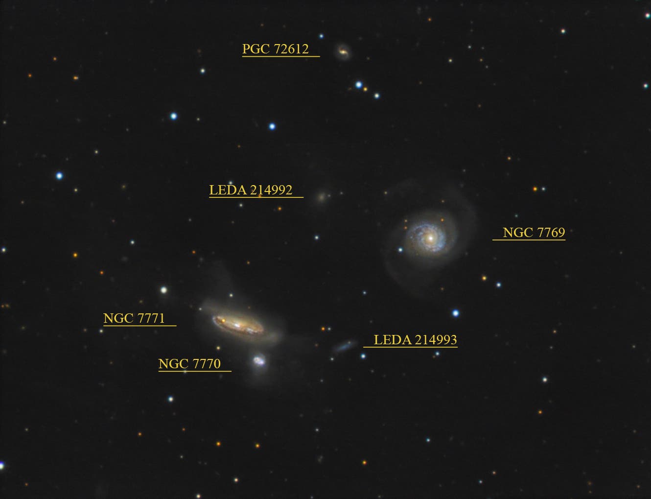 NGC 7769, NGC 7770 und NGC 7771 (Objekte)