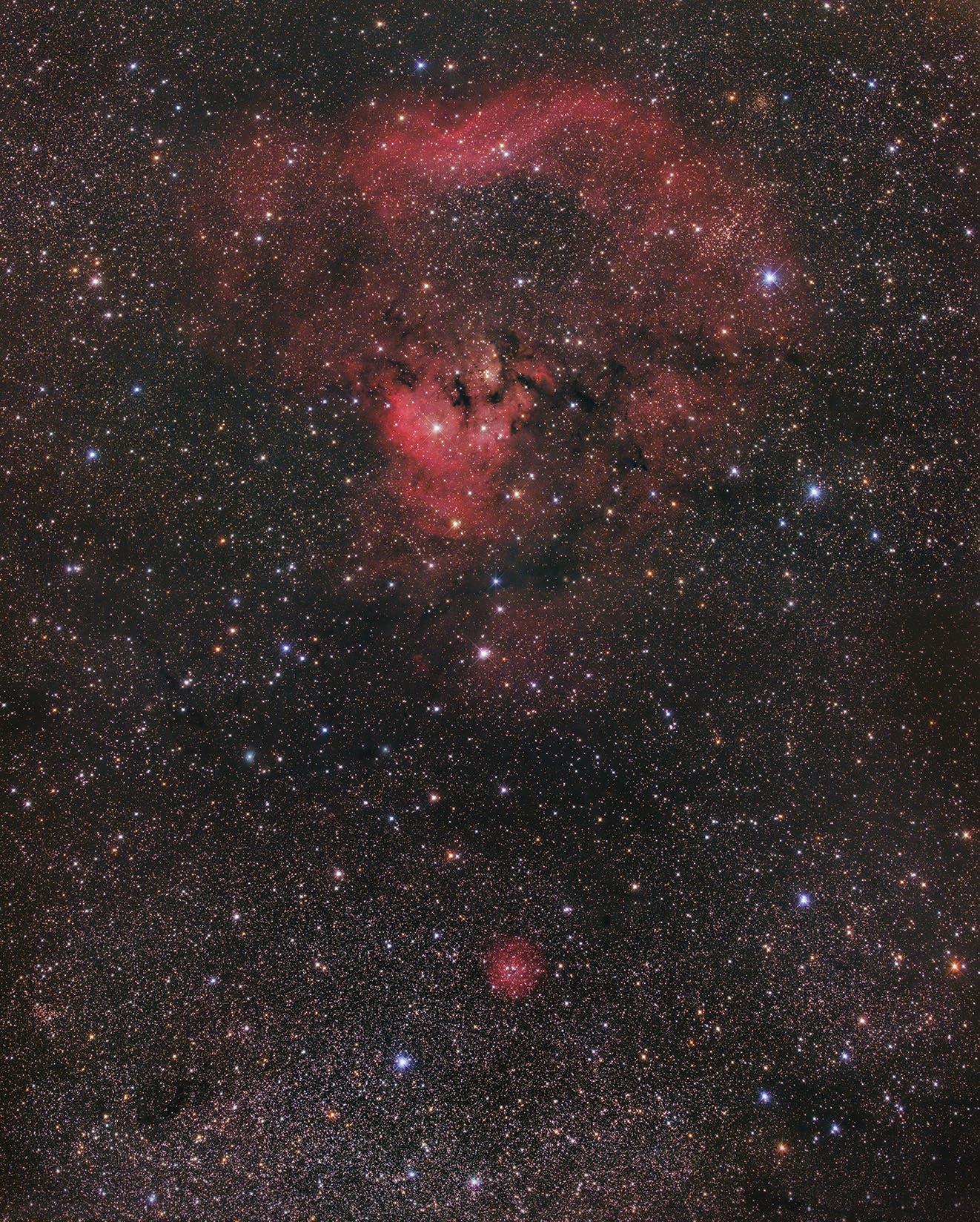 NGC 7822 Zweifach-Mosaik
