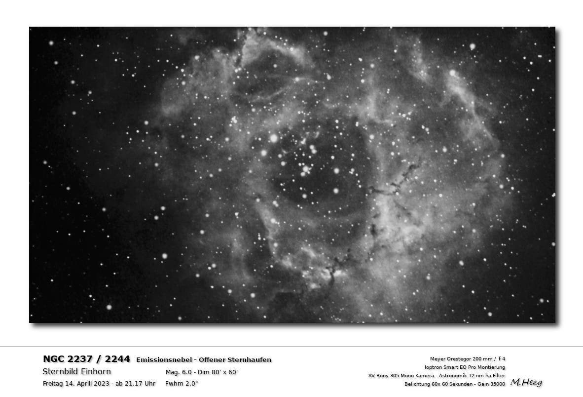 NGC 2237 / 2244 (Rosettennebel)