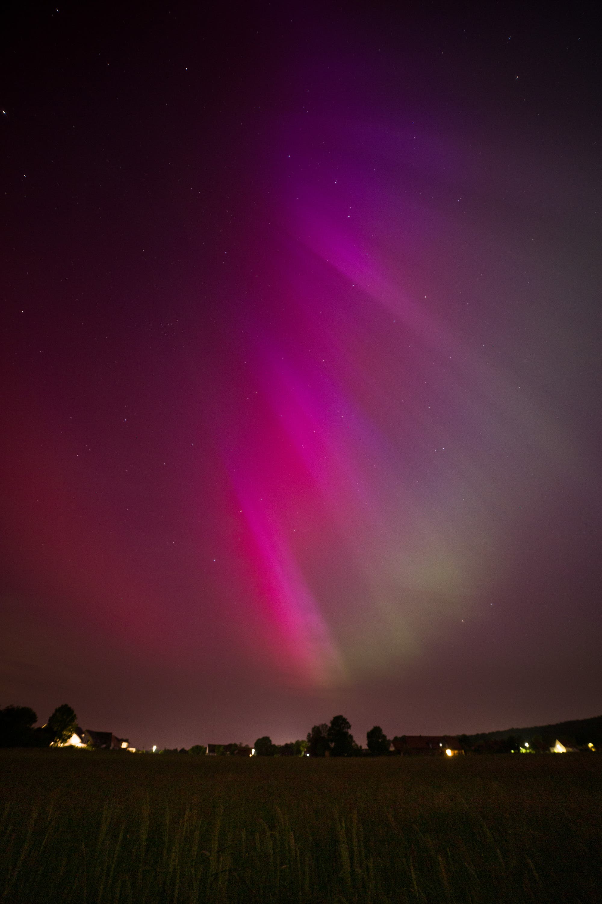 Polarlichter leuchten auch über Niedersachsen