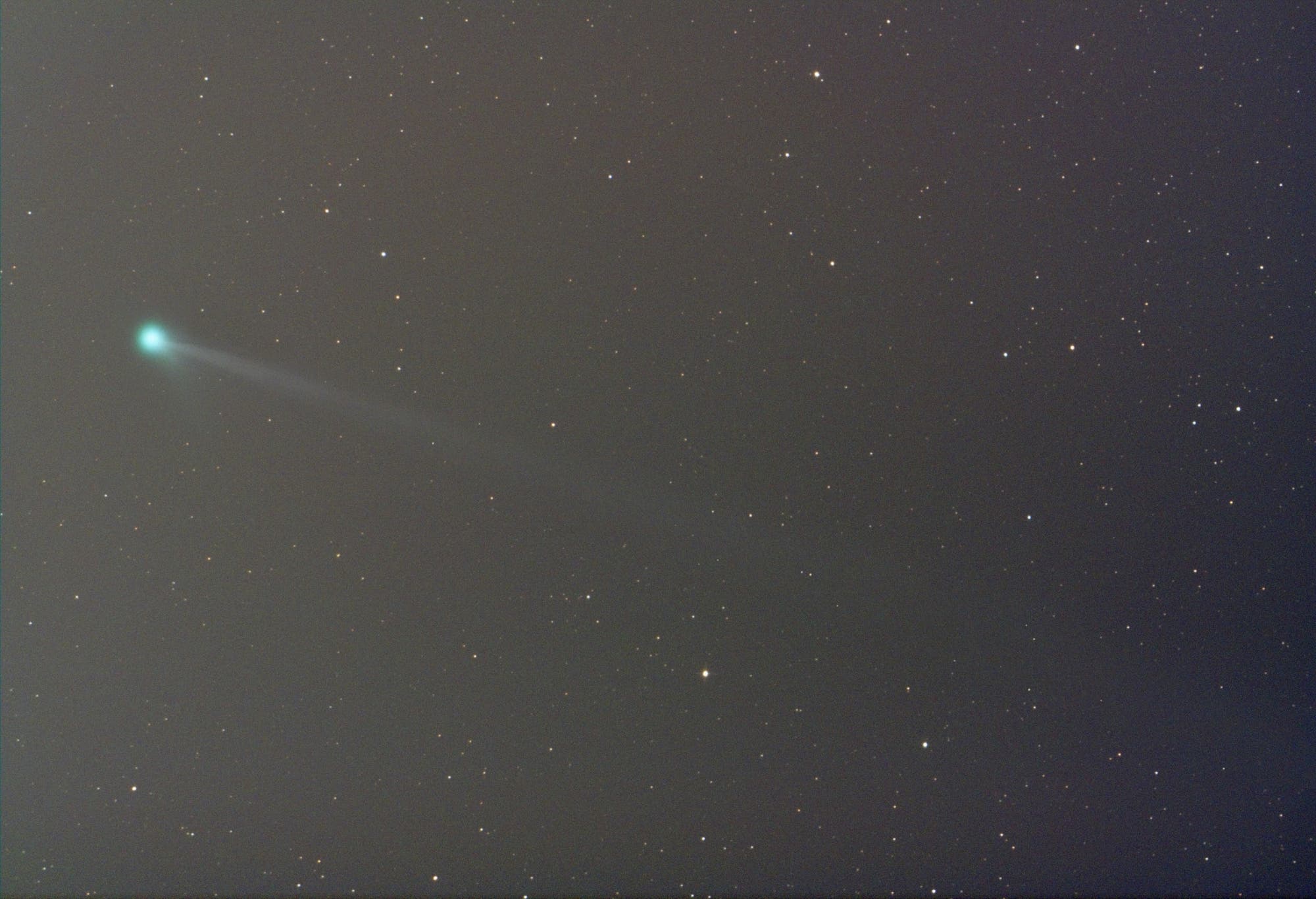 Abschied vom Kometen C/2009 R1 McNaught