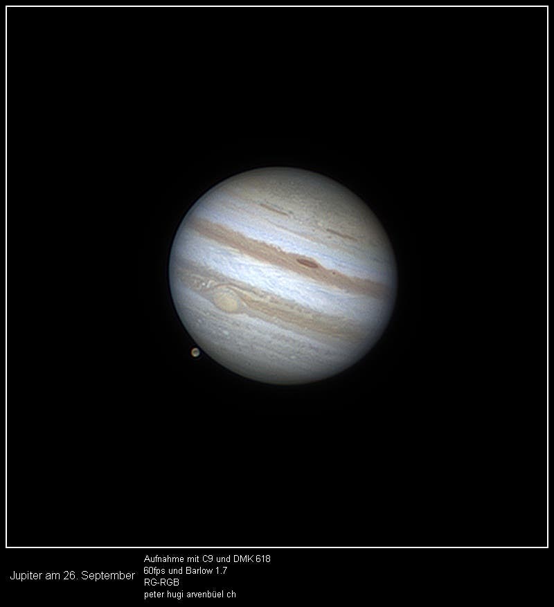 Jupiter am 26. September 2011