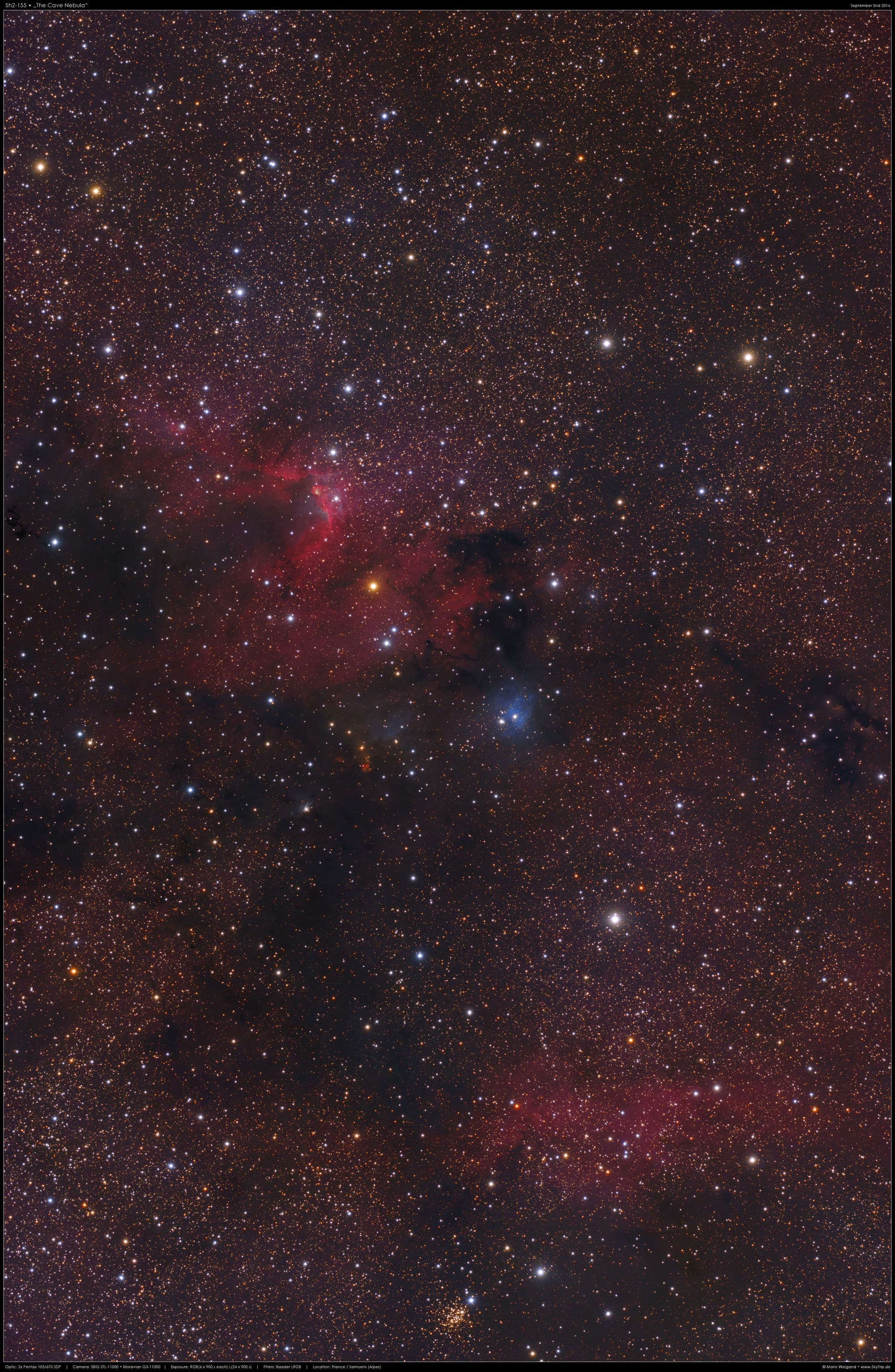 Sh2-155 "The Cave Nebula"
