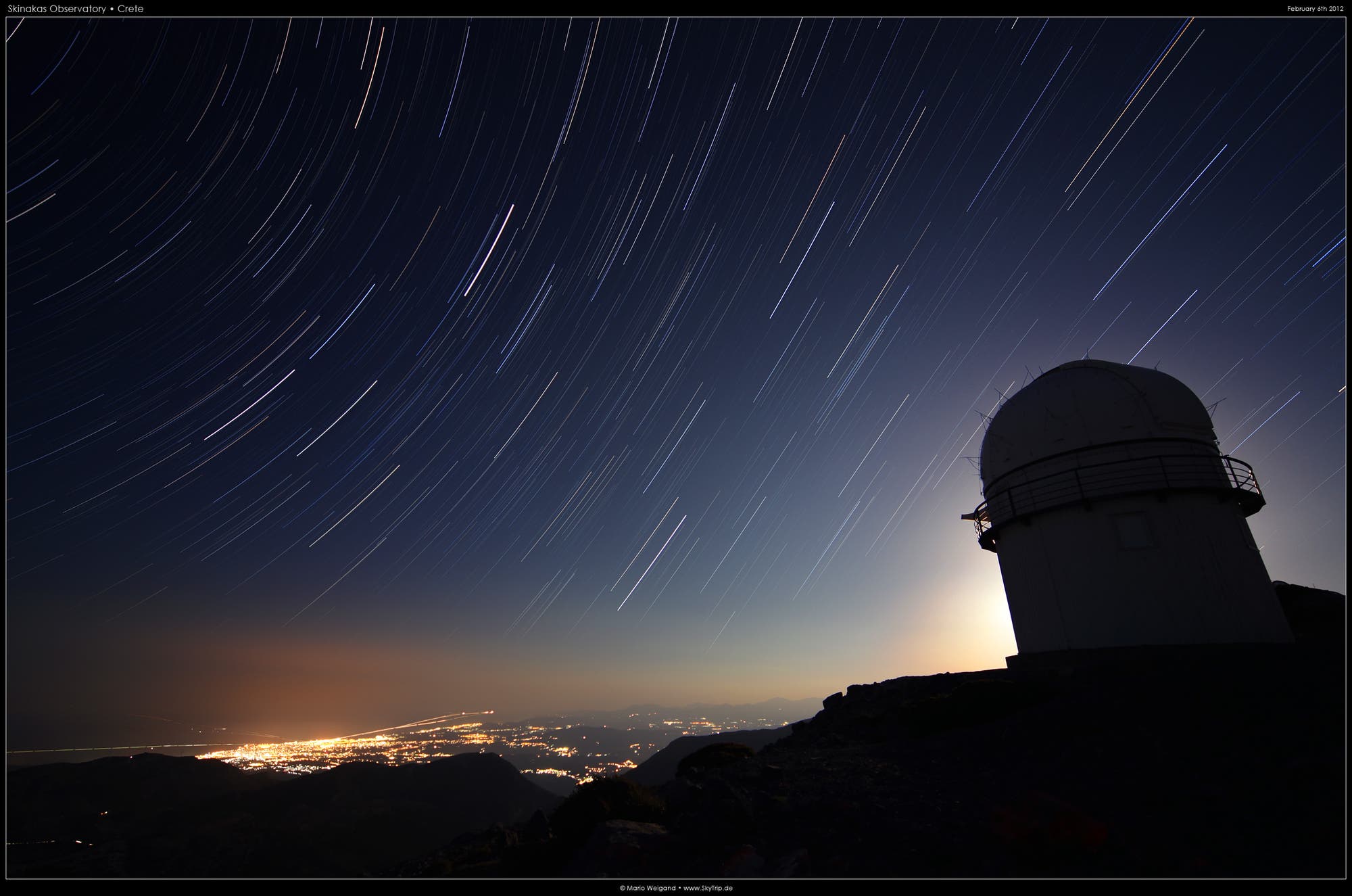 Das Skinakas-Observatorium und Heraklion