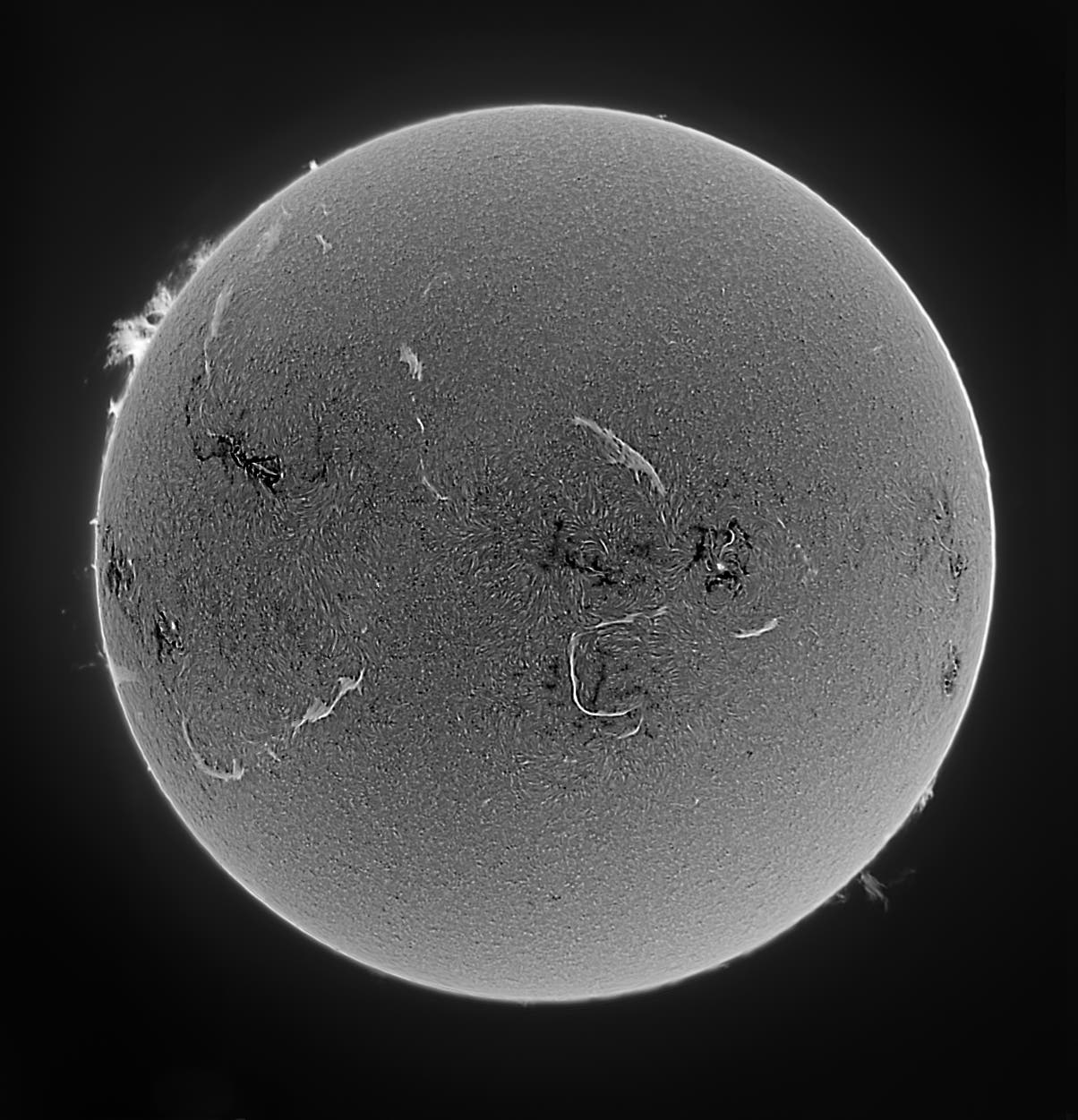 Sonne in H-alpha am 24. August 2014
