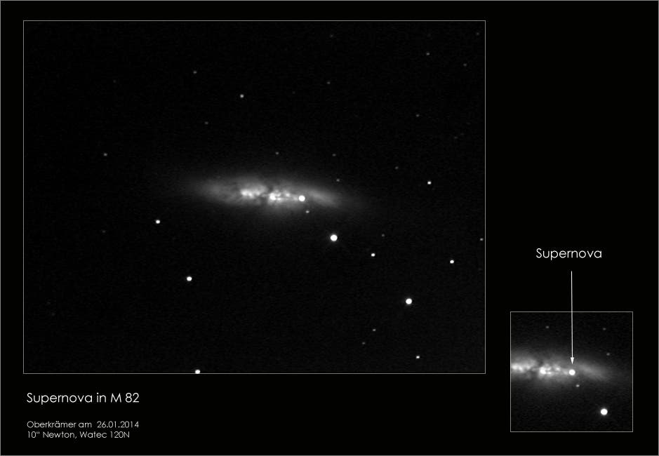 M82 mit Supernova 2014J
