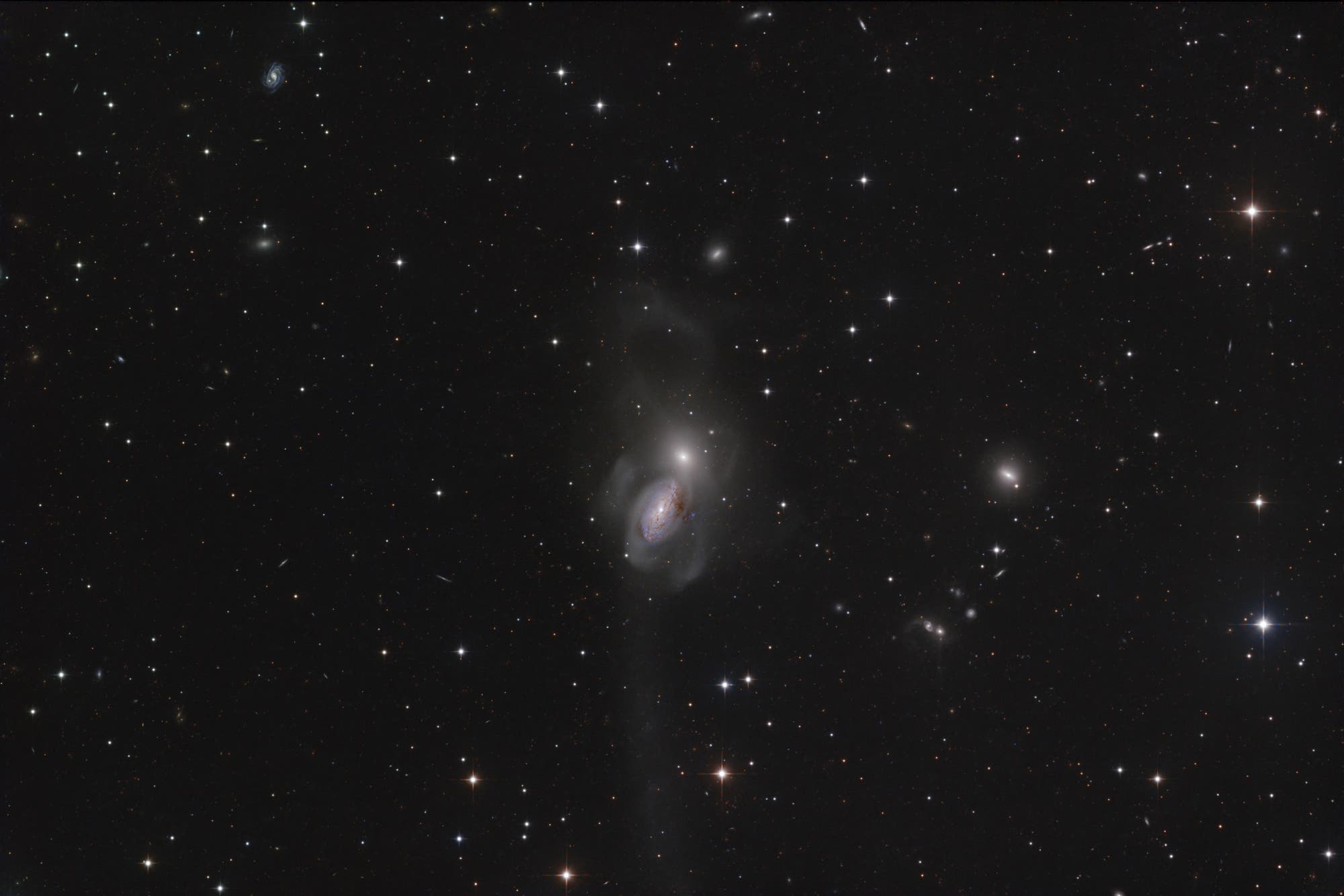 Galaxien NGC 3226, NGC 3227