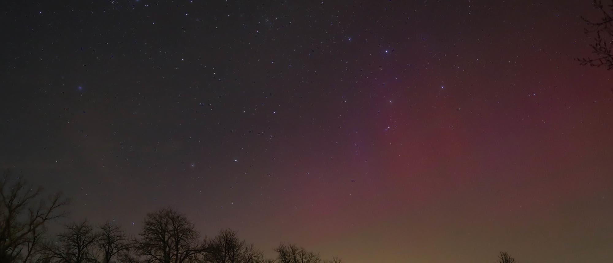 Polarlichter im Harz am 23. März 2023