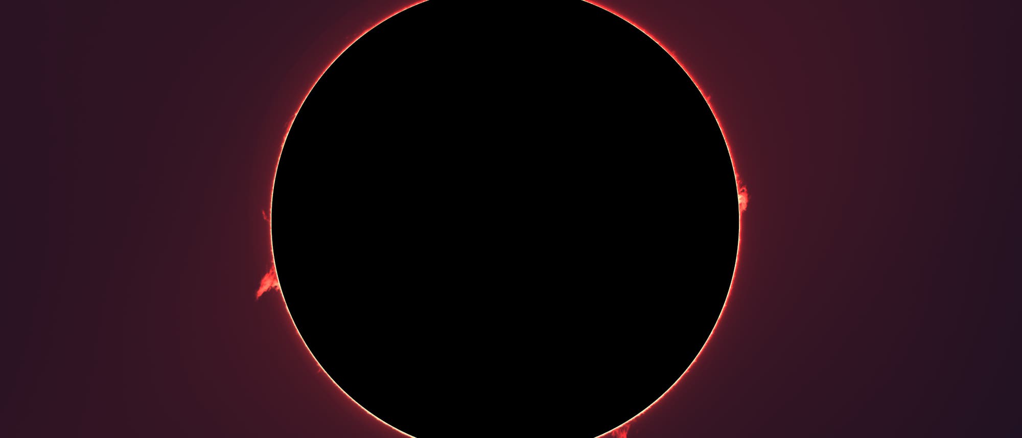 Sonne mit Protuberanzen am 2. Oktober 2025