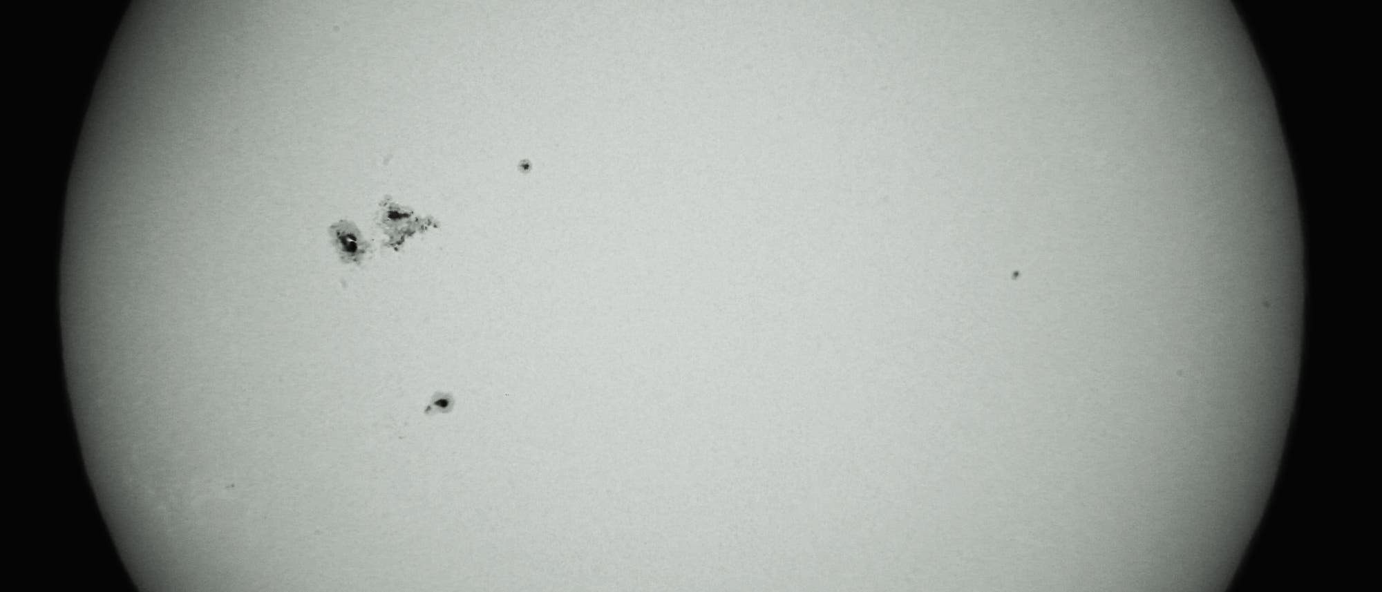 Die Sonne am 7. November 2025