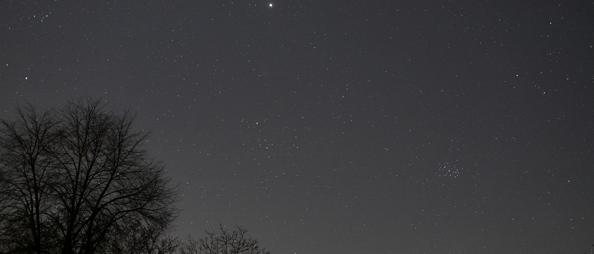 Jupiter und Uranus im Sternbild Stier