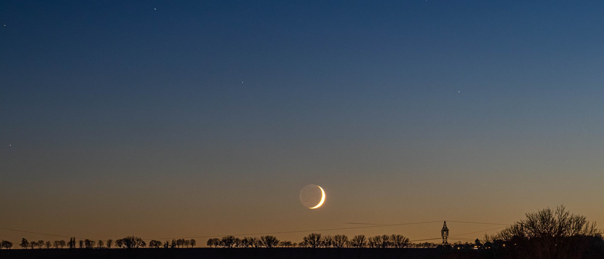Mond im Sternbild Schütze