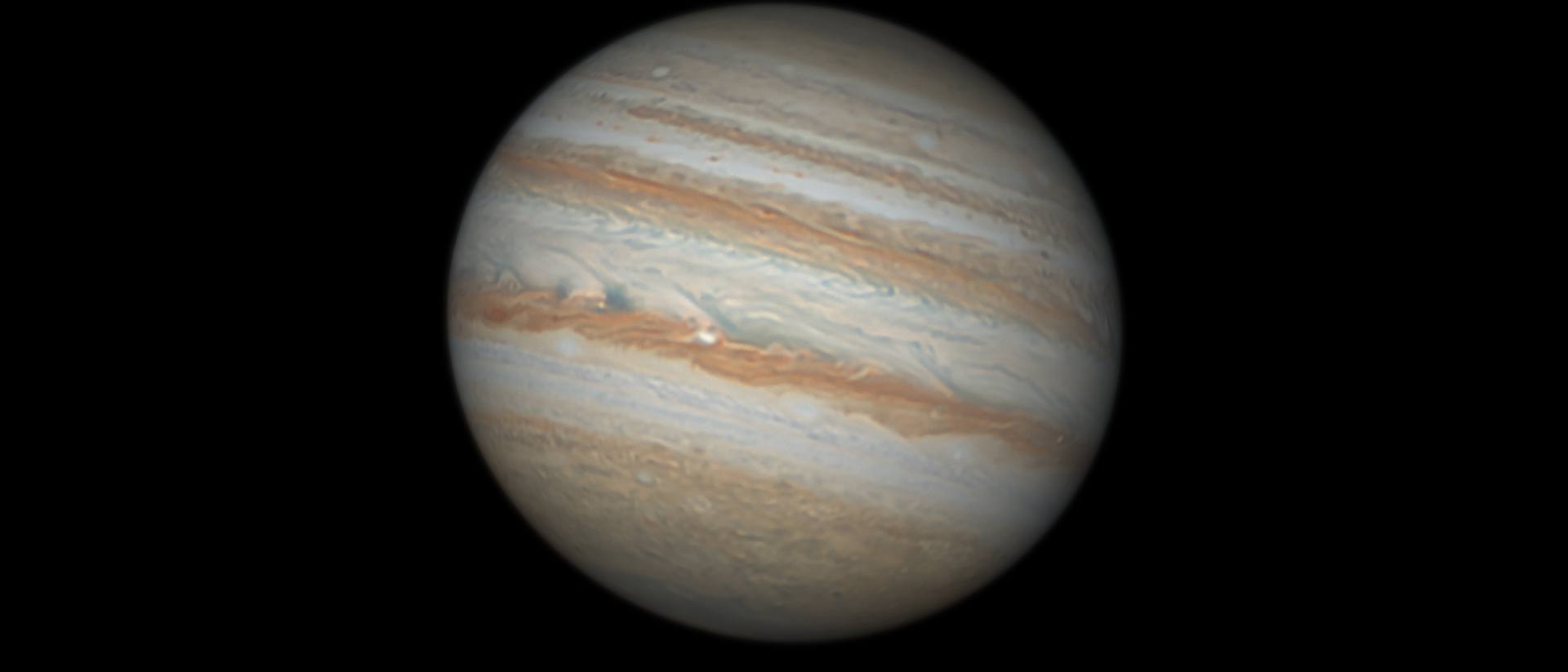 Jupiter am 27.9.2023, aus 163200 Einzelbildern