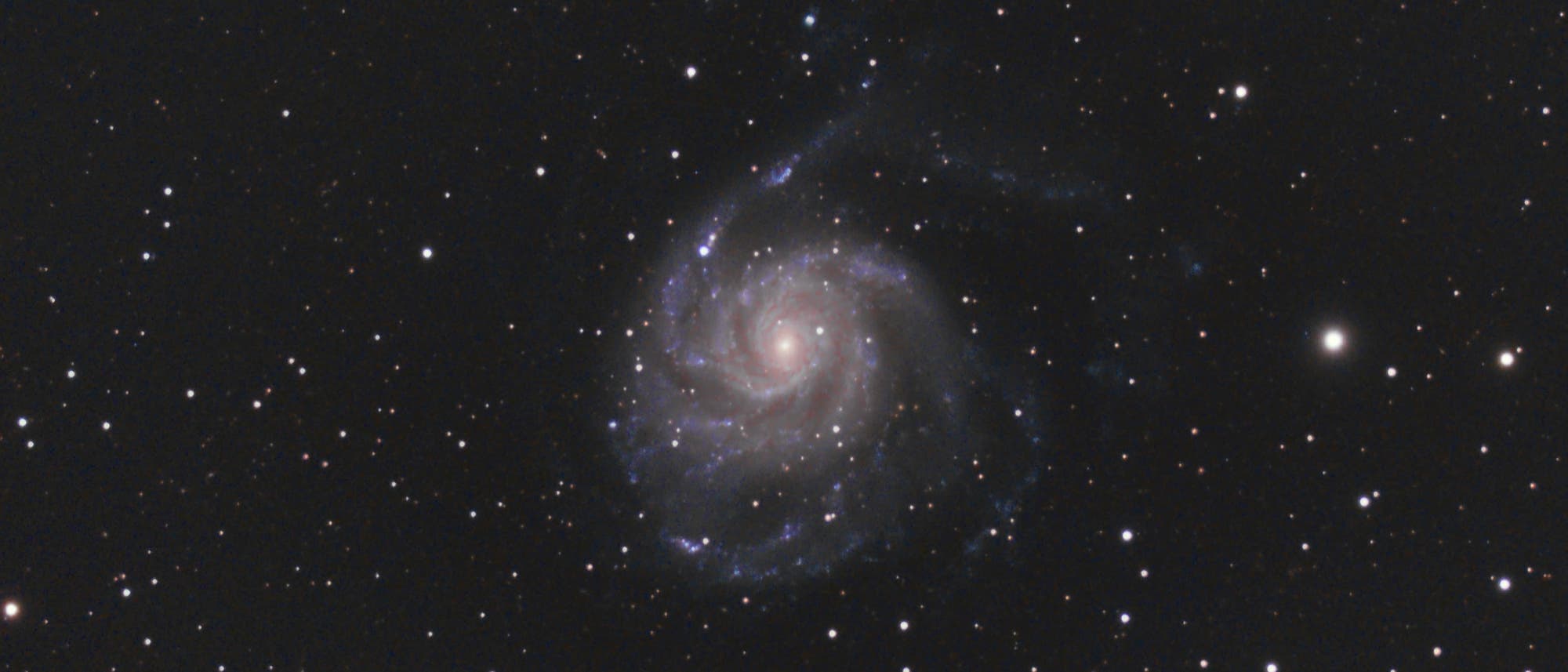 Galaxie Messier 101 mit Supernova SN 2023ixf 